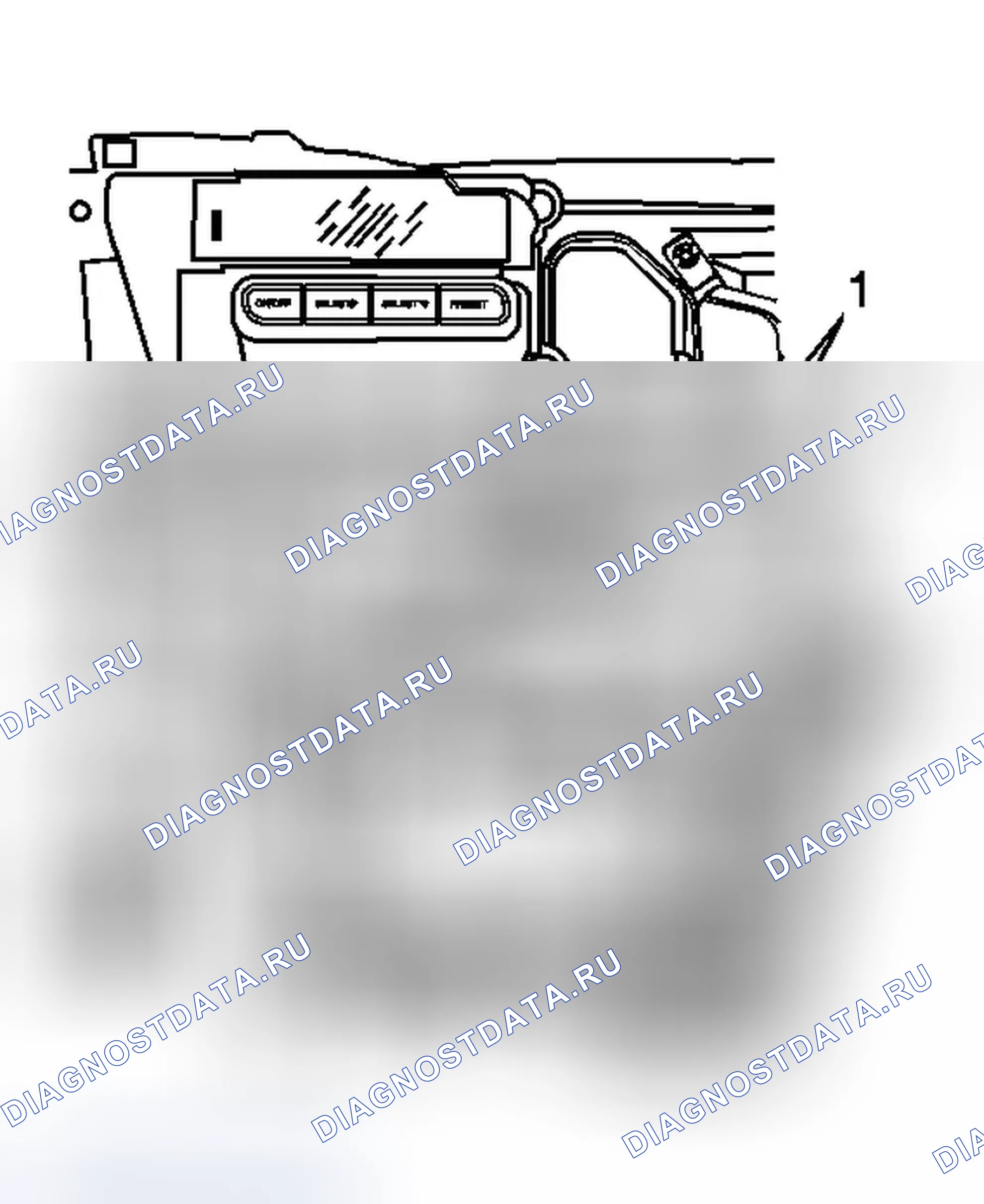 Рис. 3: Порядок демонтажа. Buick Rendezvous I