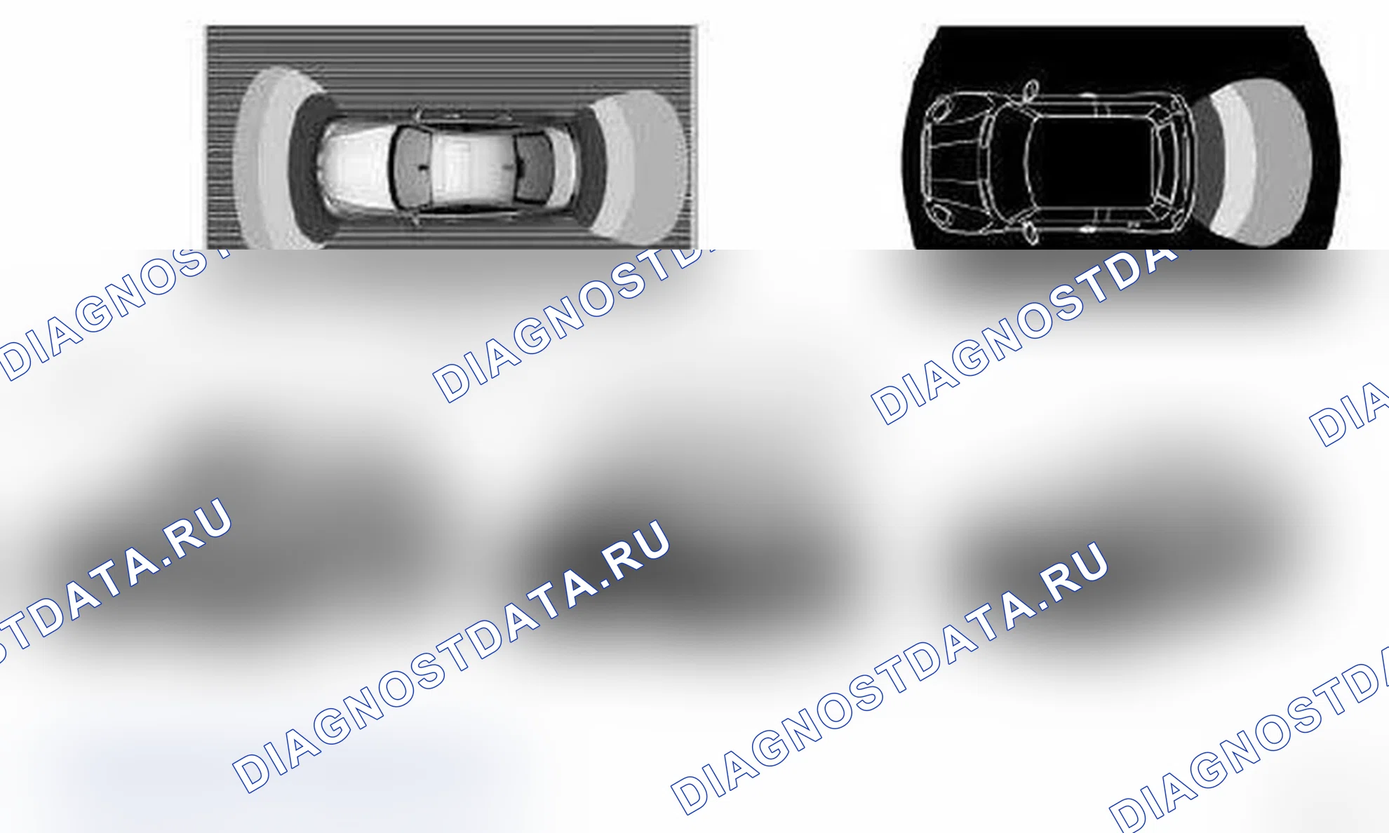Рис. 294: Контроль расстояния парковки. MINI Cooper Clubman I рестайлинг