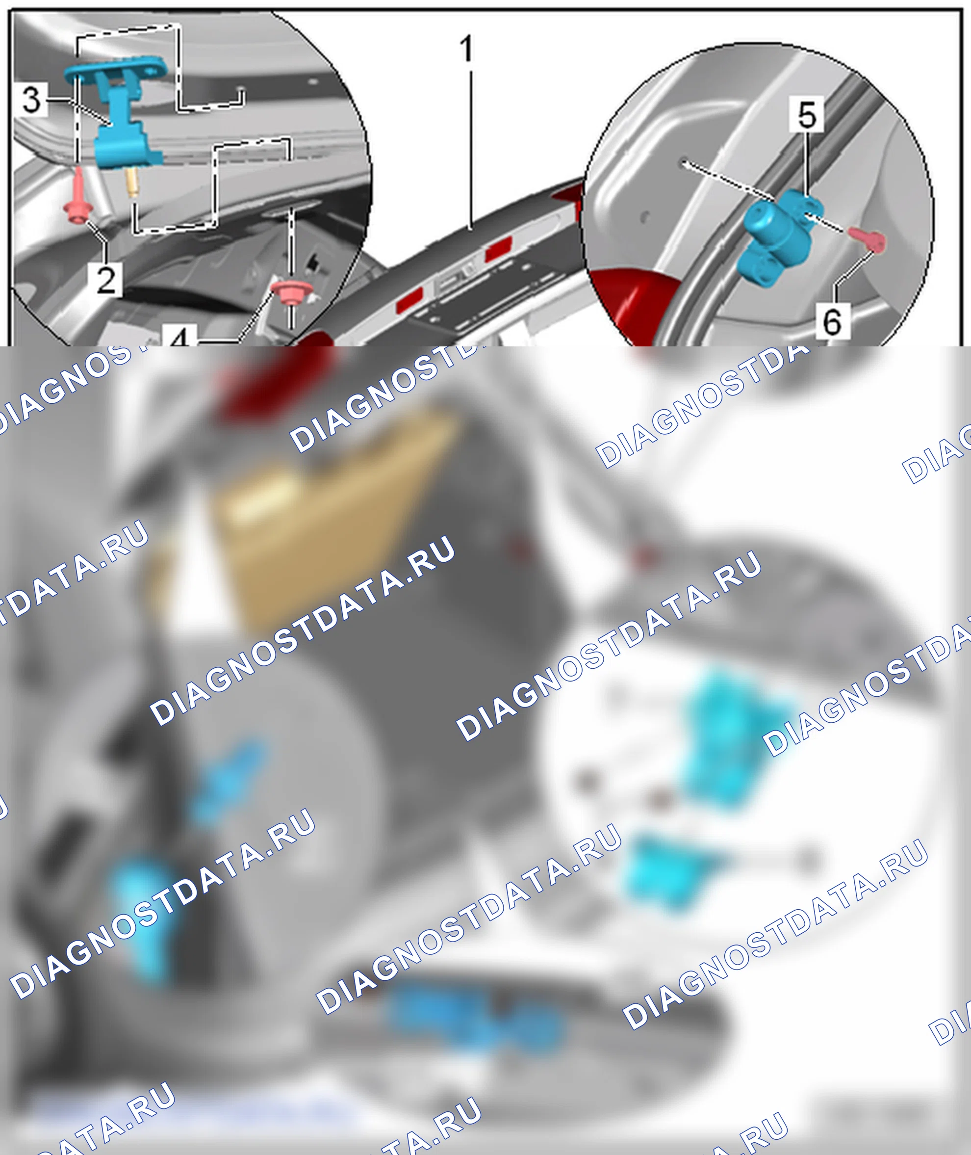 Крышка/дверь багажного отсека. Audi A3 8V