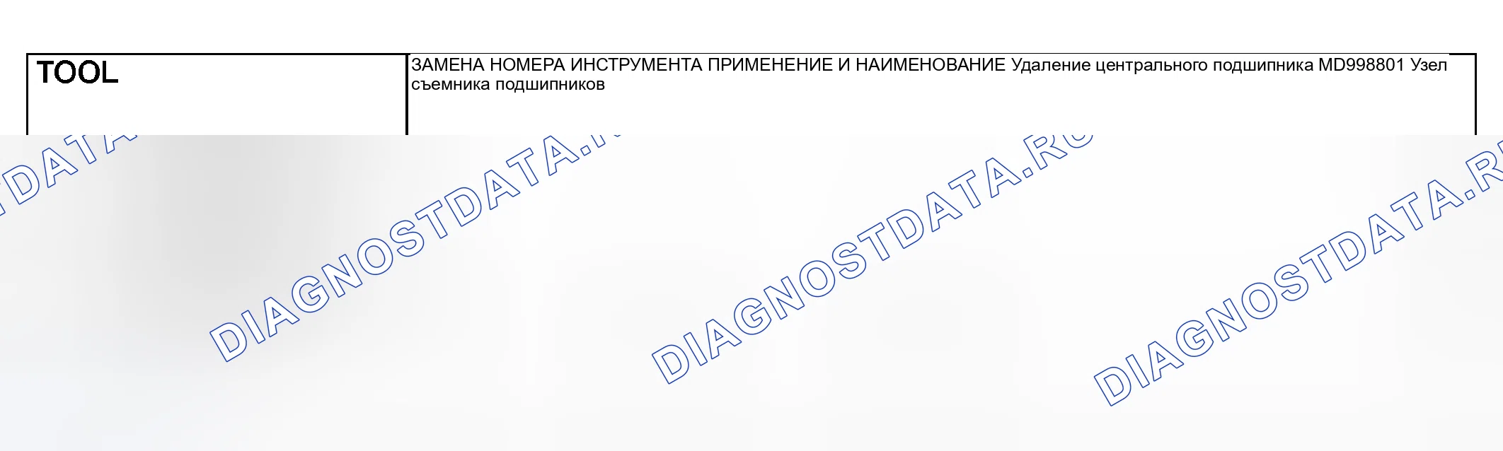 Рис. 7: СПЕЦИАЛЬНЫЙ ИНСТРУМЕНТ. Mitsubishi Lancer IX рестайлинг