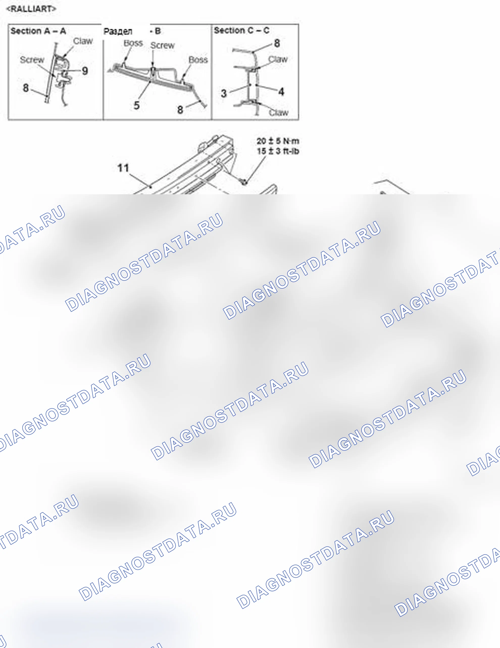 Рис. 104. Mitsubishi Lancer Ralliart X рестайлинг