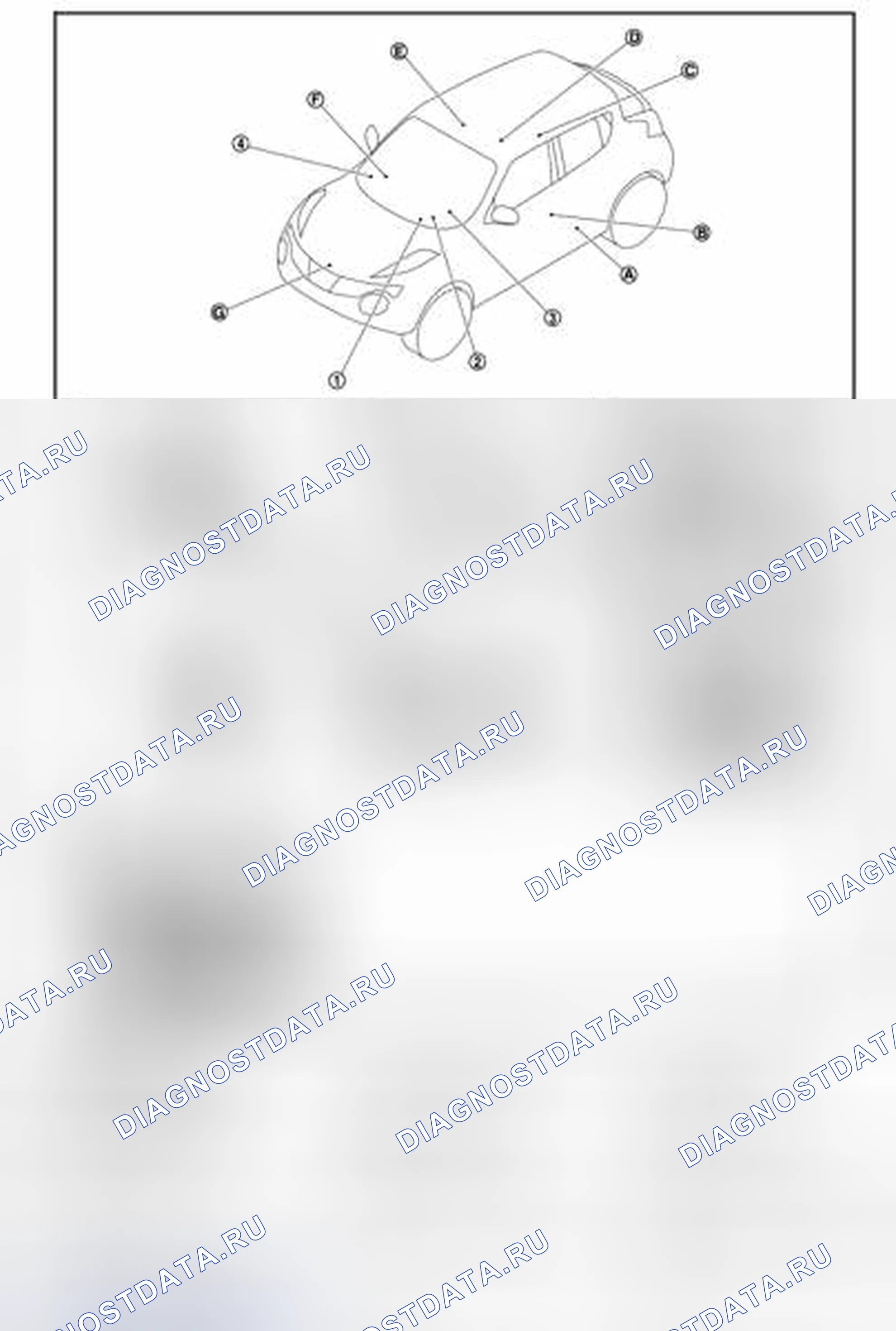 Рис. 5: Расположение компонентов. BMW 4 серия F32/F33 рестайлинг