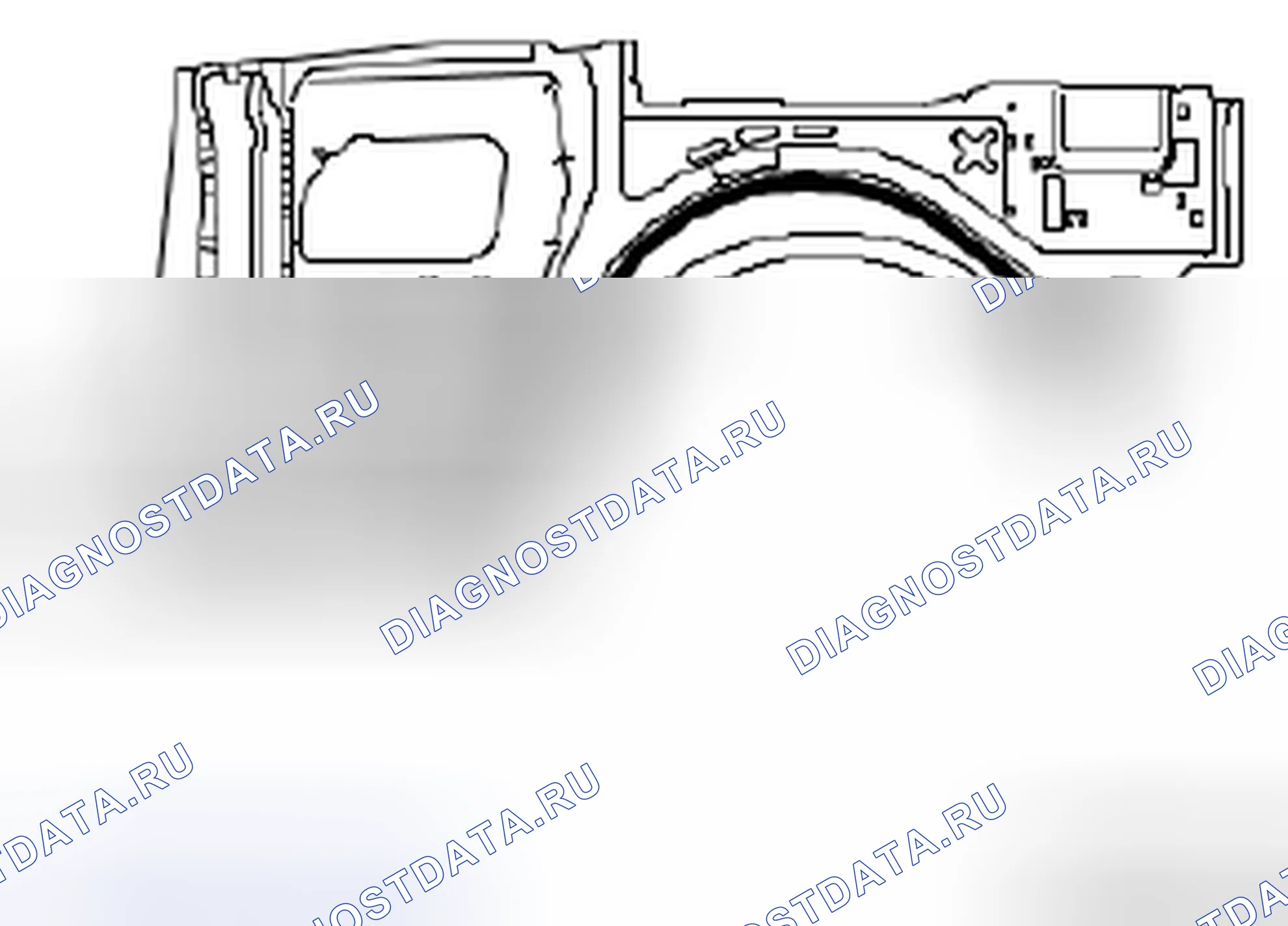 Рис. 694: Корпус заднего внешнего колеса, Cv. Kia Optima II