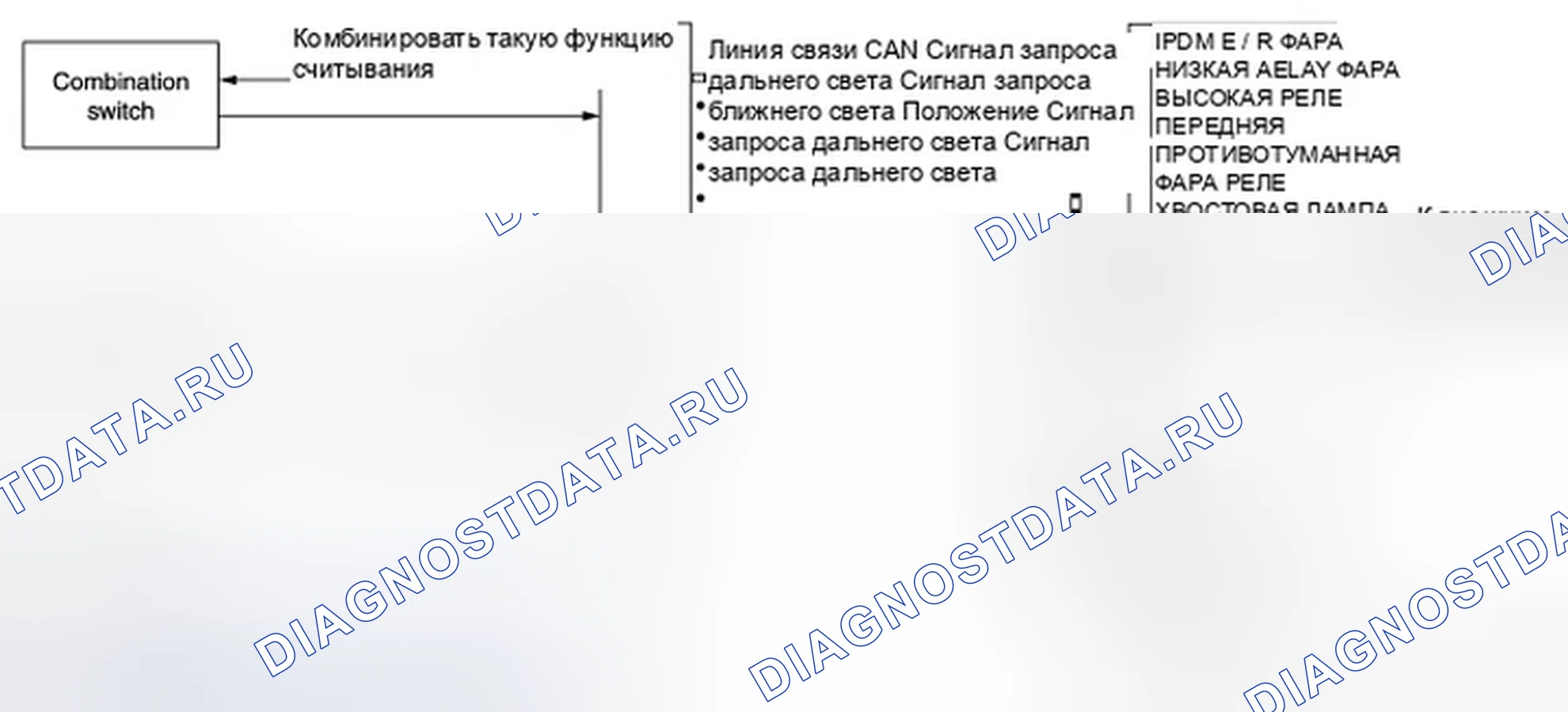 Рис. 46: СИСТЕМА АВТОМАТИЧЕСКОГО ОСВЕЩЕНИЯ: Схема системы. Infiniti QX56 II