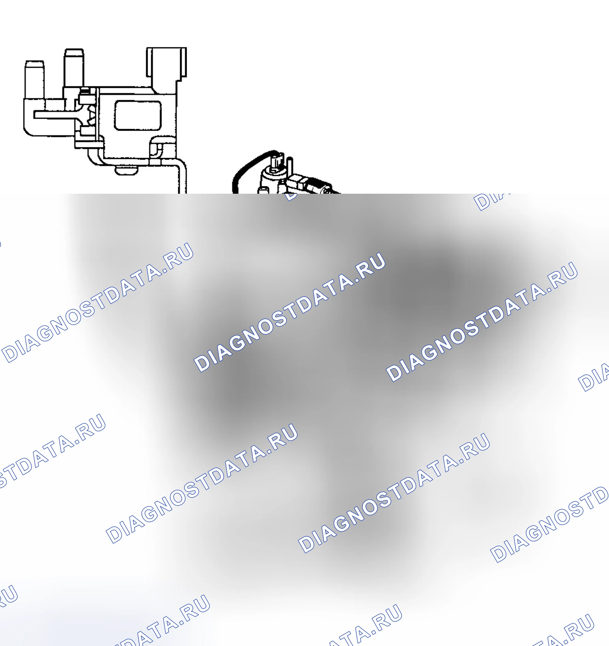 Рис. 11: Демонтаж и монтаж (3.2L и 3.5L). Isuzu Axiom I