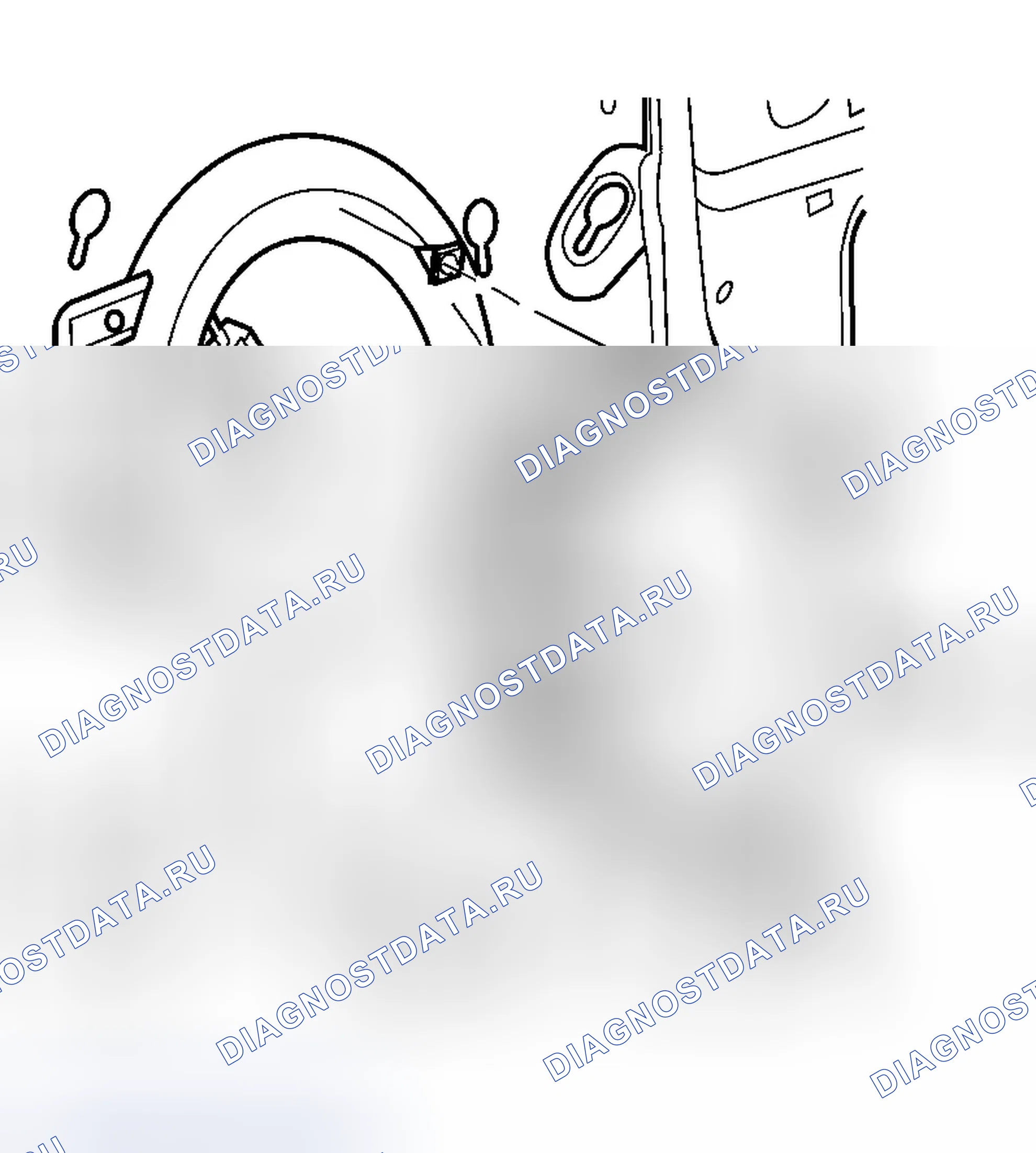 Рис. 14: ДИНАМИК ПЕРЕДНЕЙ ДВЕРИ. Dodge Pickup R2500 