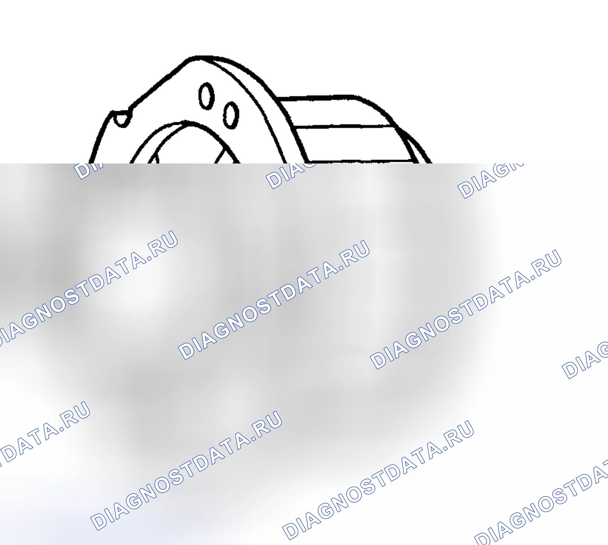 Рис. 138: Электродвигатель воздуходувки. Mazda Tribute I рестайлинг