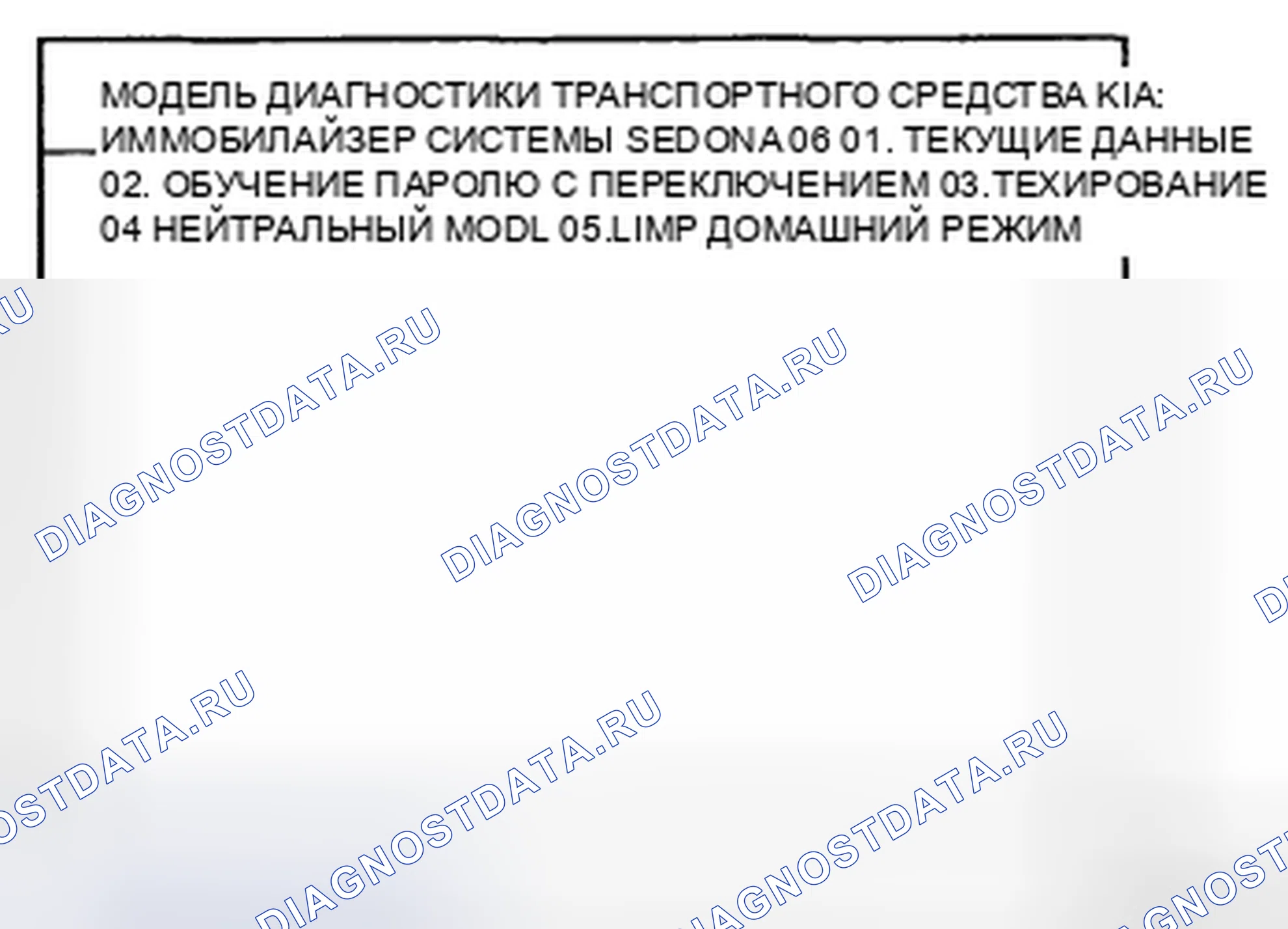 Рис. 168: Нейтрализация импульсно-кодовой модуляции (блок управления двигателем). Kia Sedona II