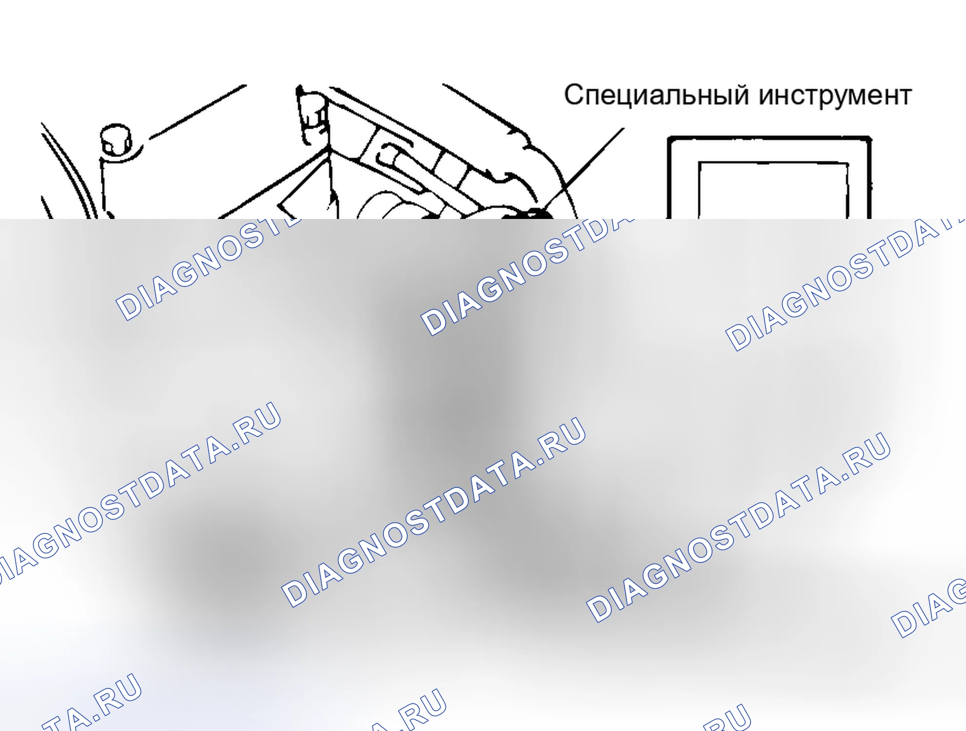 Рис. 7: ПРИ ПРОВЕРКЕ С ПОДКЛЮЧЕННЫМ РАЗЪЕМОМ <ВОДОНЕПРОНИЦАЕМЫЕ РАЗЪЕМЫ>. Mitsubishi Galant IX рестайлинг