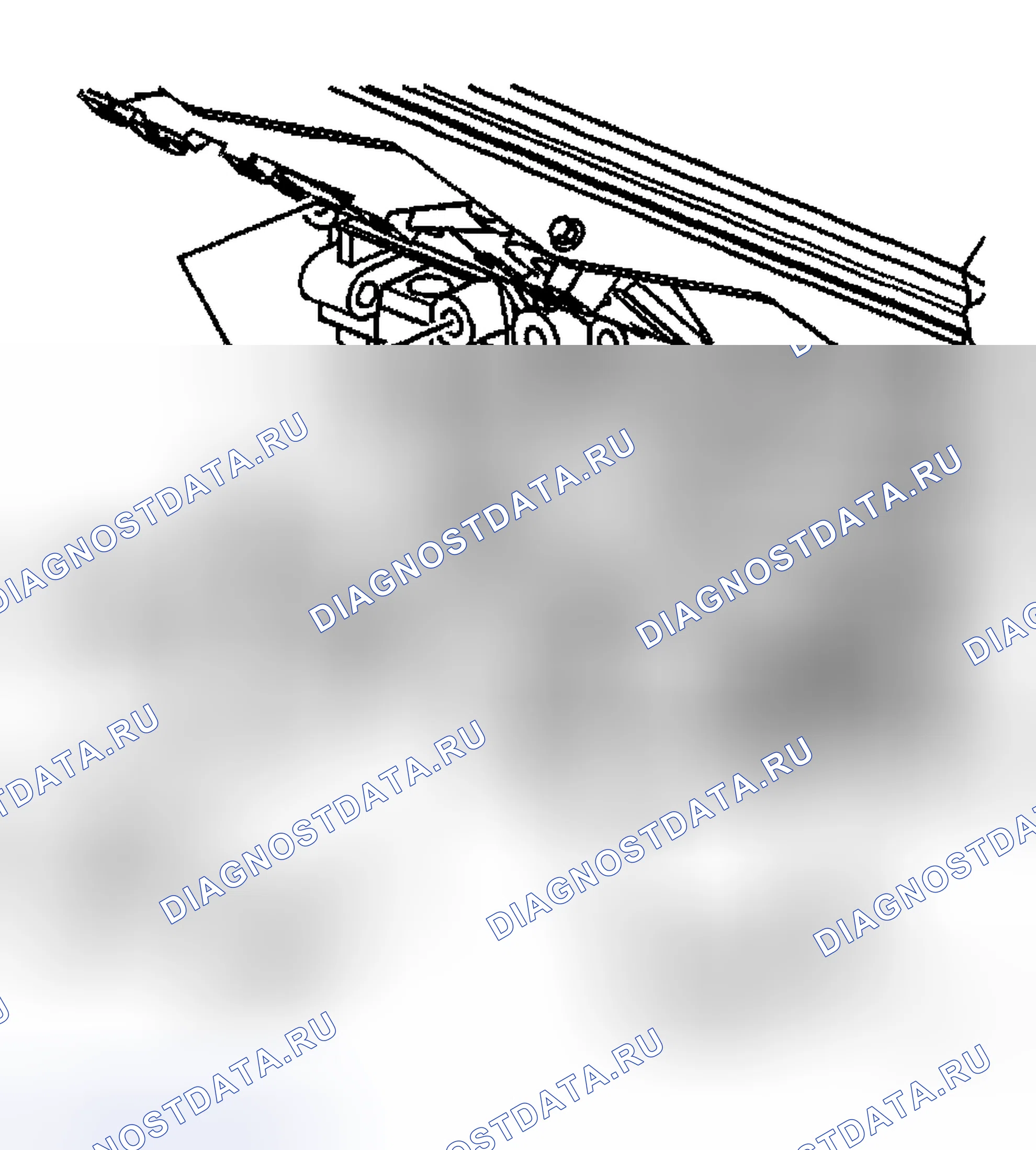 Рис. 1718: Демонтаж адаптера масляного фильтра. Hyundai Terracan I