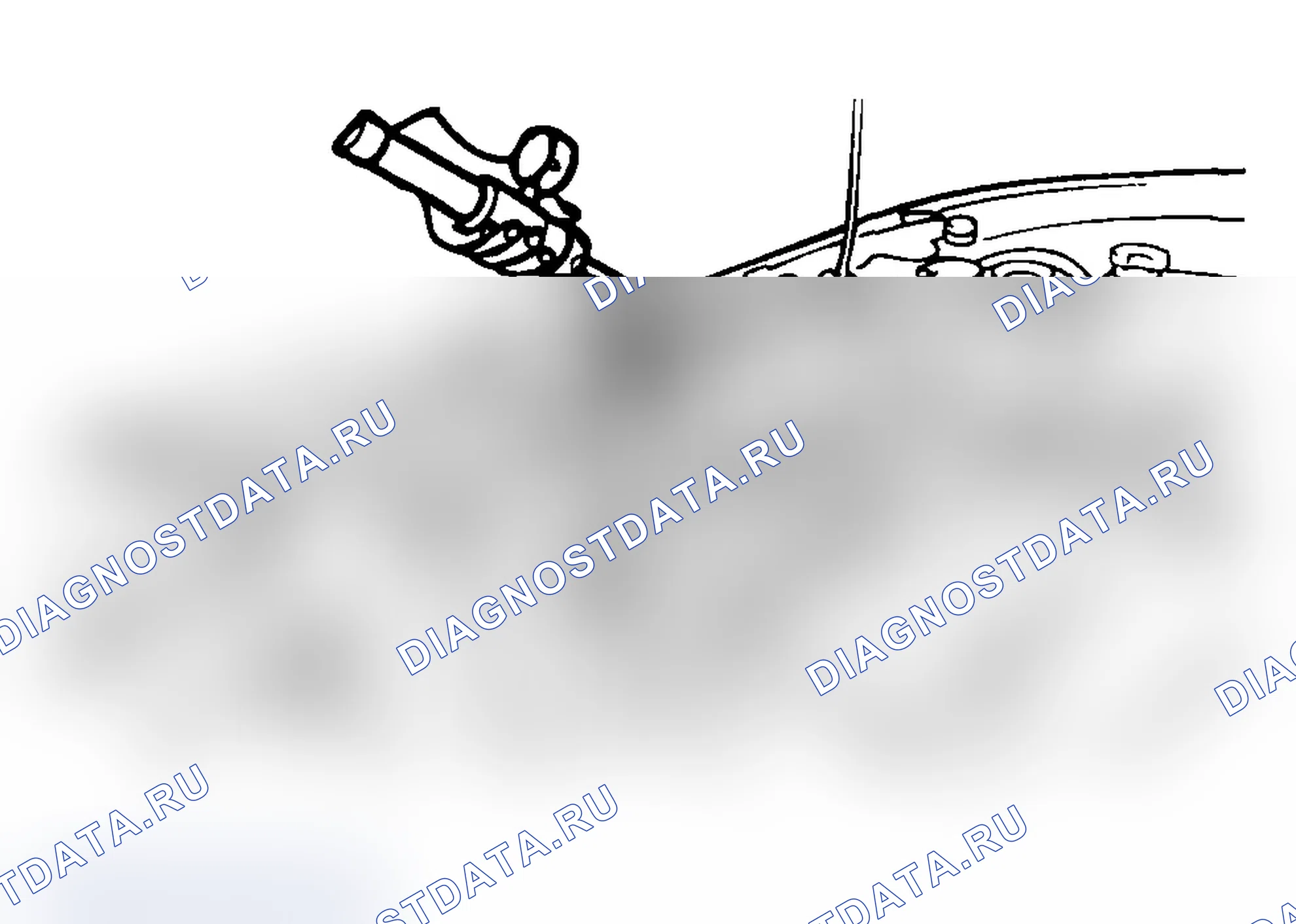 Рис. 380: ПРОВЕРКА УТЕЧКИ ХЛАДАГЕНТА. Hyundai Santa Fe II