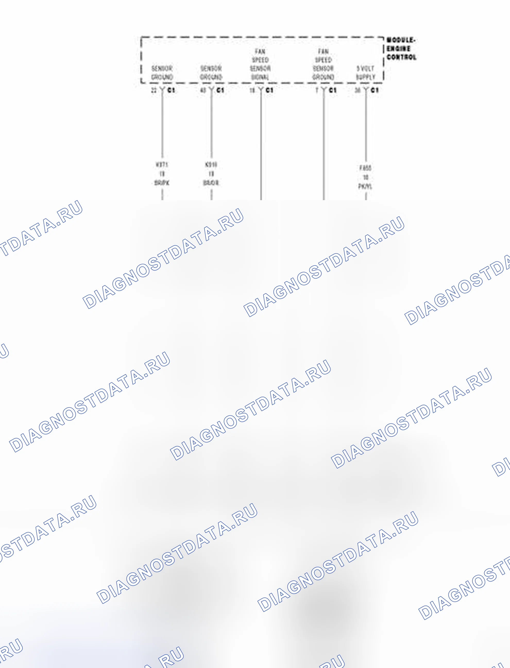 Рис. 926: Принципиальная схема. Dodge Cab & Chassis R3500 HD transition