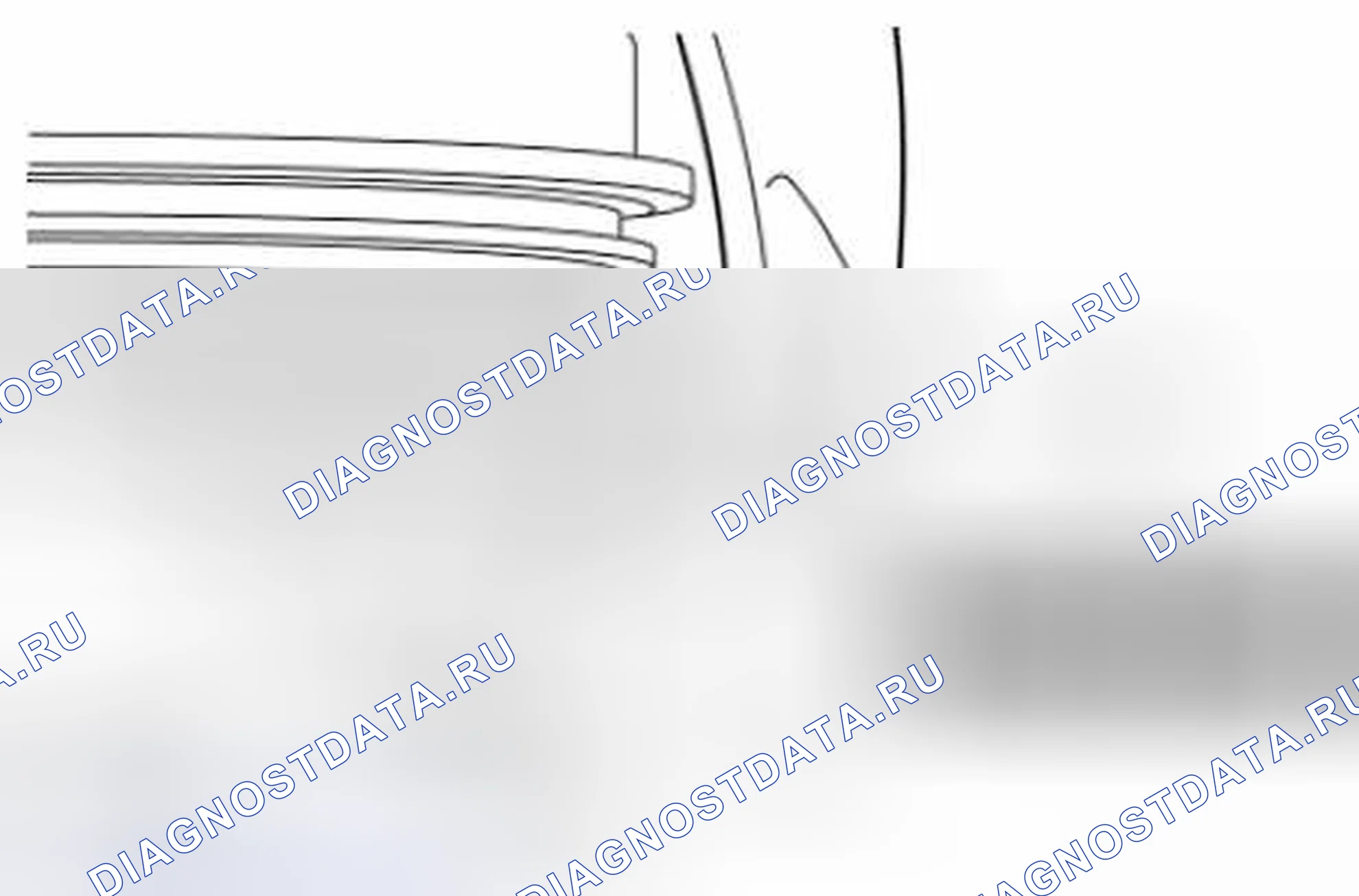 Рис. 34: Размещение ленты на вкладках SST (49 0839 425C). Mazda 3 BL рестайлинг