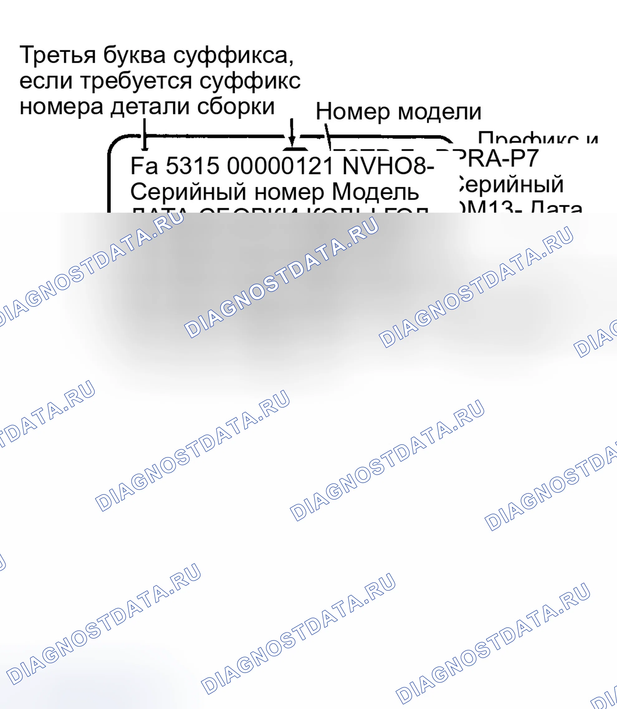 Рис. 11: ИДЕНТИФИКАЦИЯ. Ford Bronco V