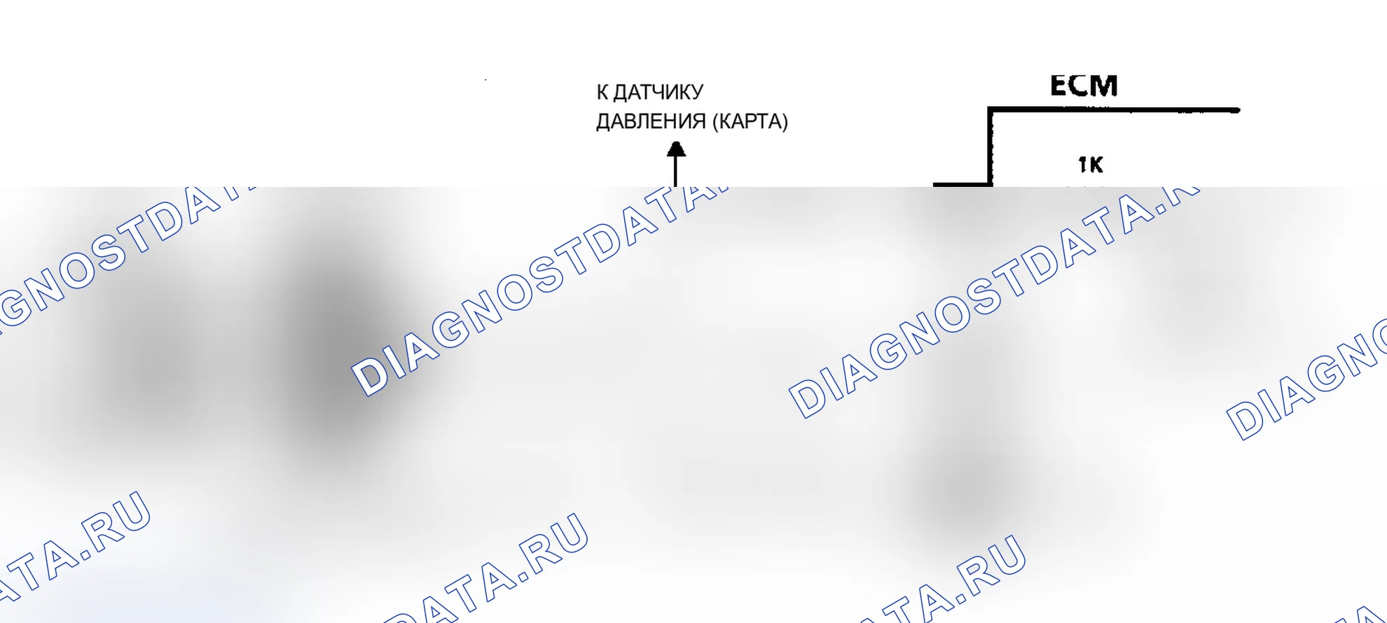 Рис. 83: Диаграмма C2F схема, проверка обогащения датчик положения дроссельной заслонки. Cadillac Brougham I