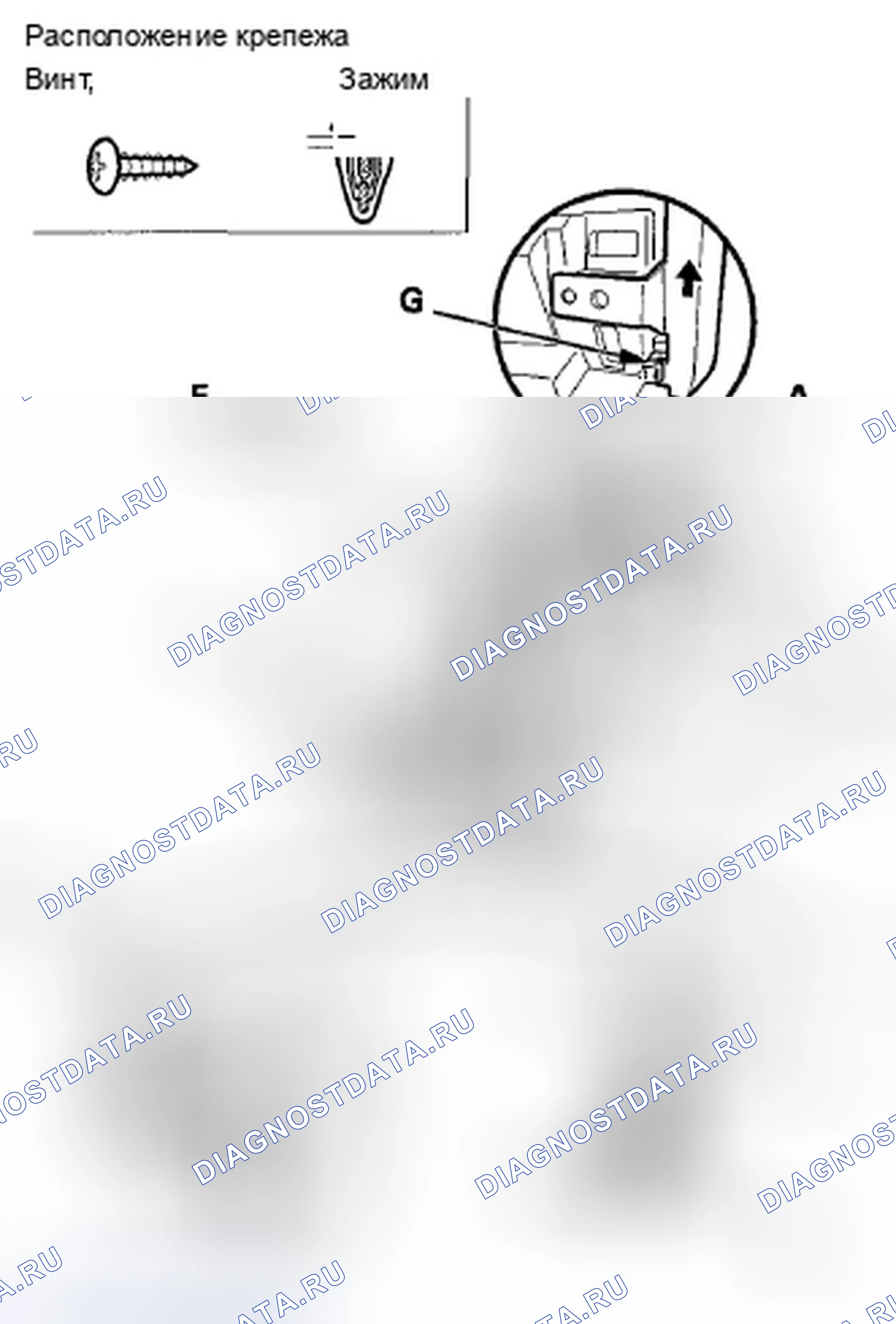 Рис. 67: Снятие/установка глухой крышки колонны. Acura TSX II
