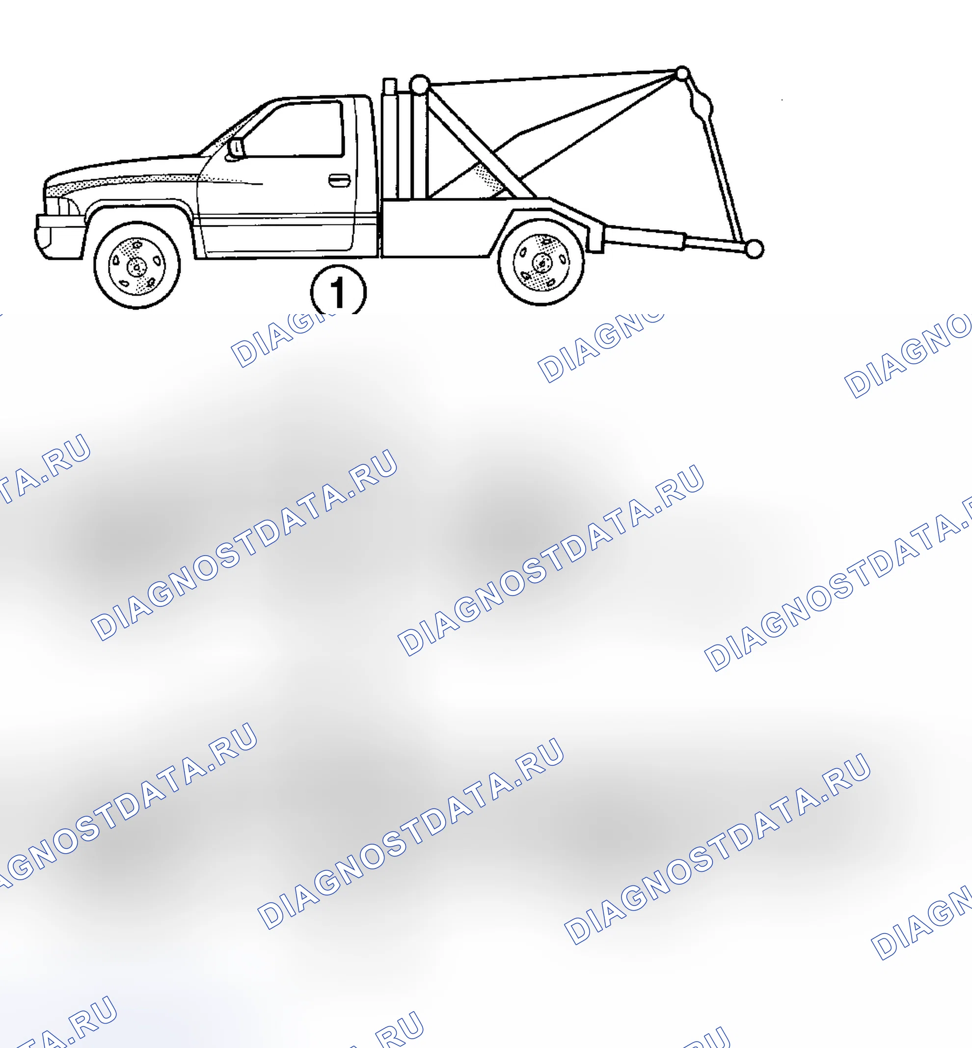 Рис. 11: БУКСИРОВКА. Dodge Cab & Chassis R3500 HD transition