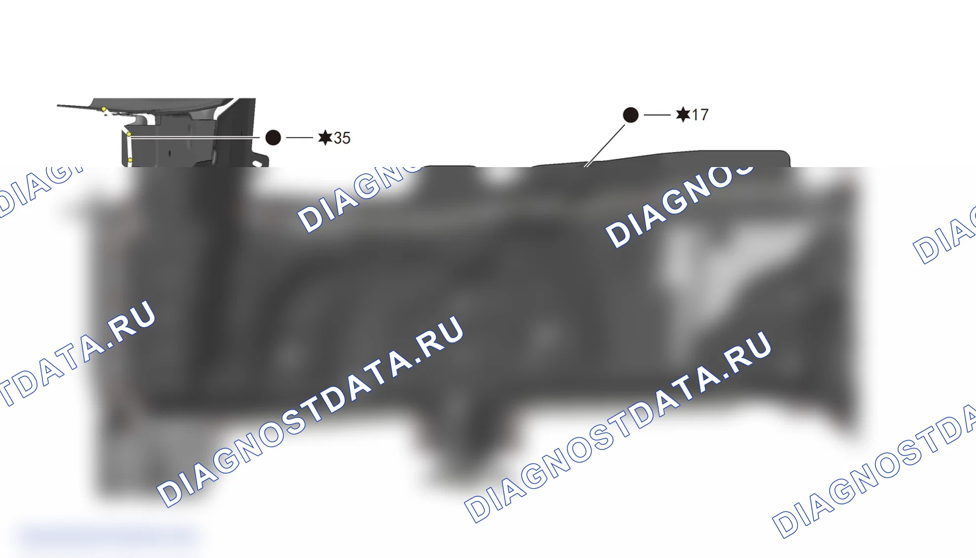 Узел разделения передних продольных балок — Wey V9X. Wey V9X I