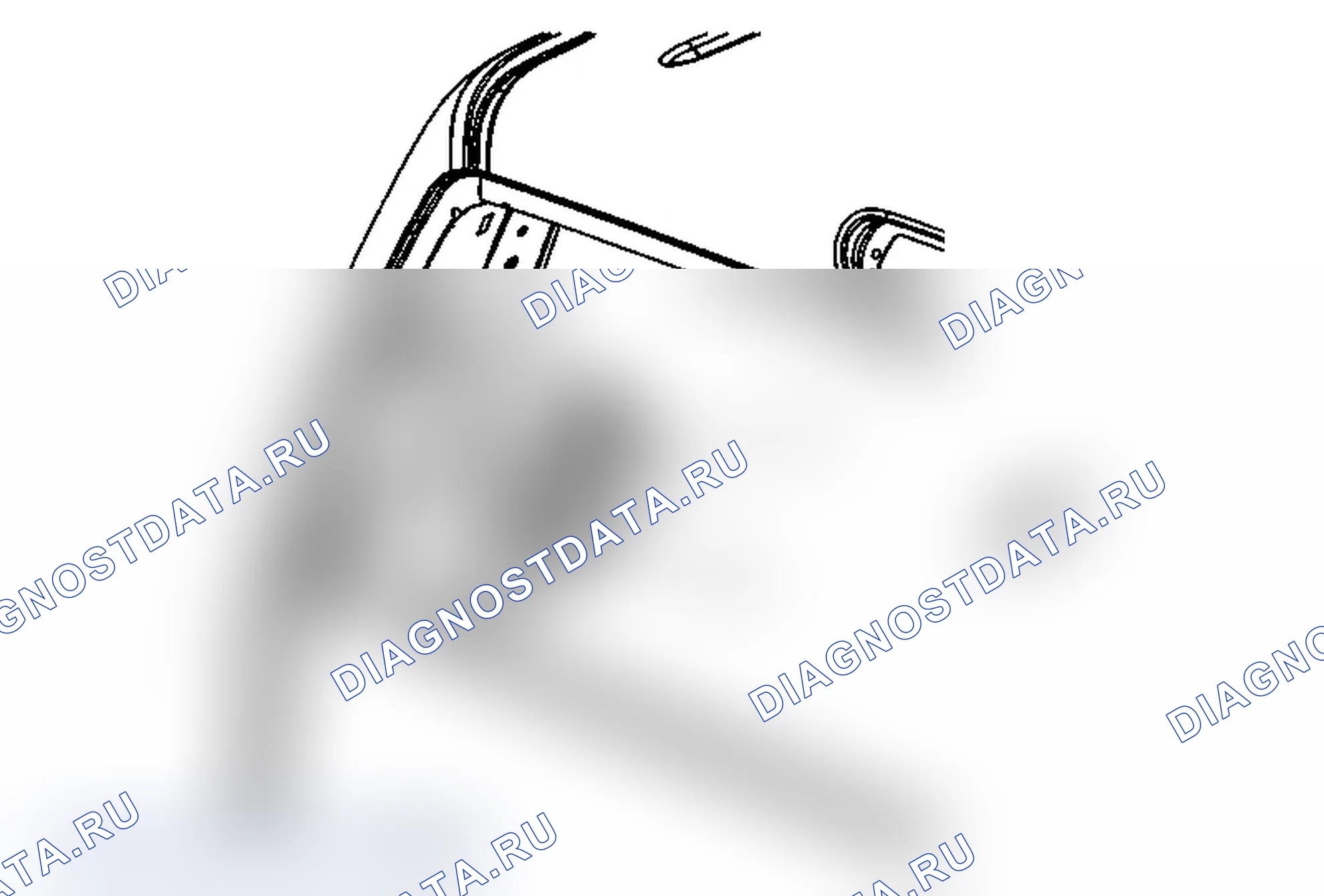 Рис. 75: Замена динамика задней стойки. Chevrolet Silverado 2500 HD 