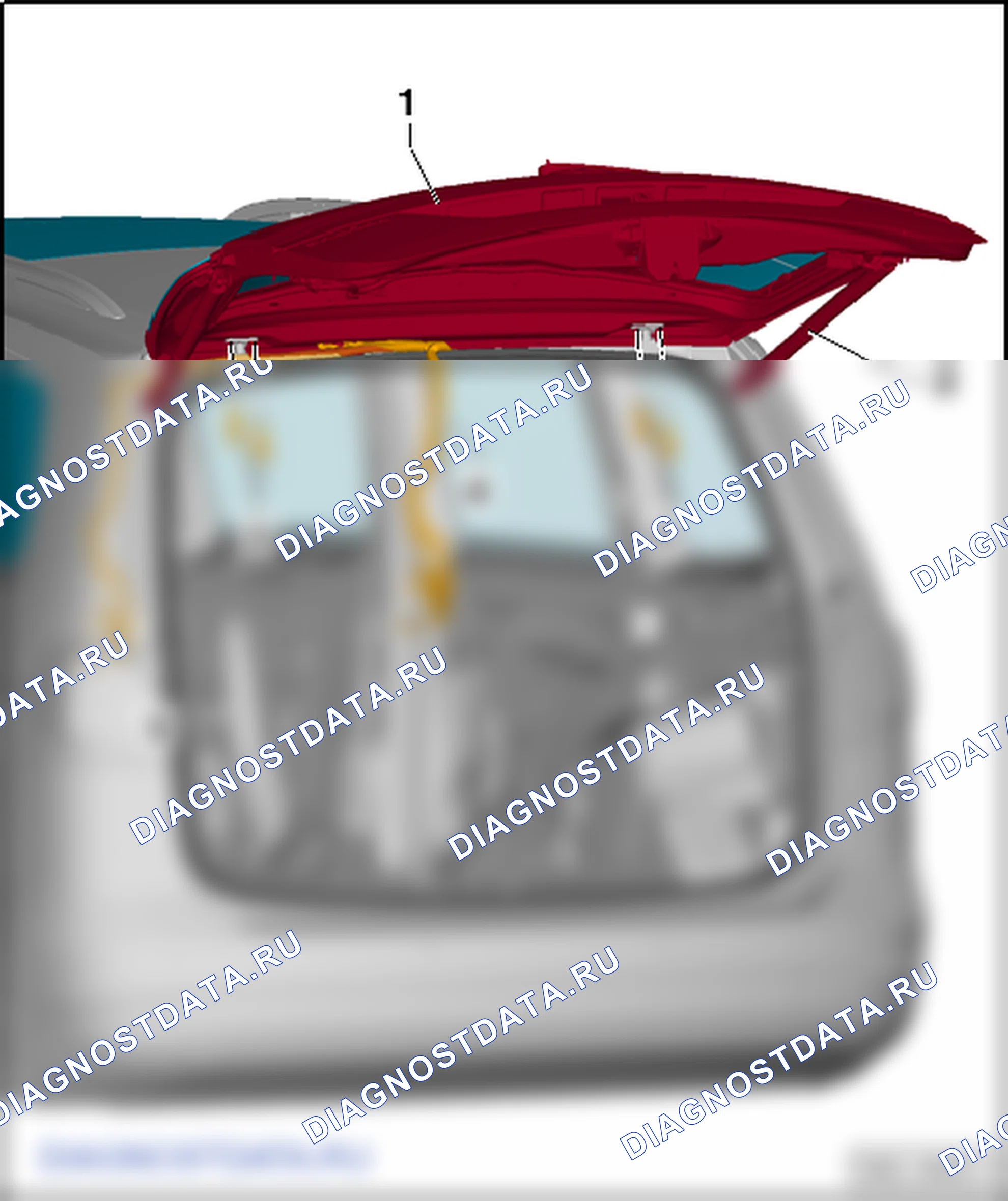 Дверь багажного отсека. SEAT Alhambra Ii