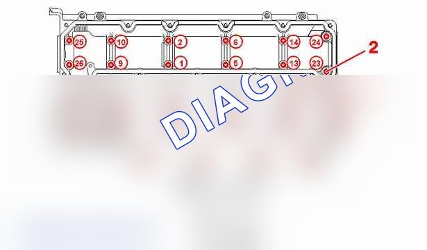 Снятие - установка распределительный вал (при снятом двигателе) — b1ek1utd. Peugeot 607 I