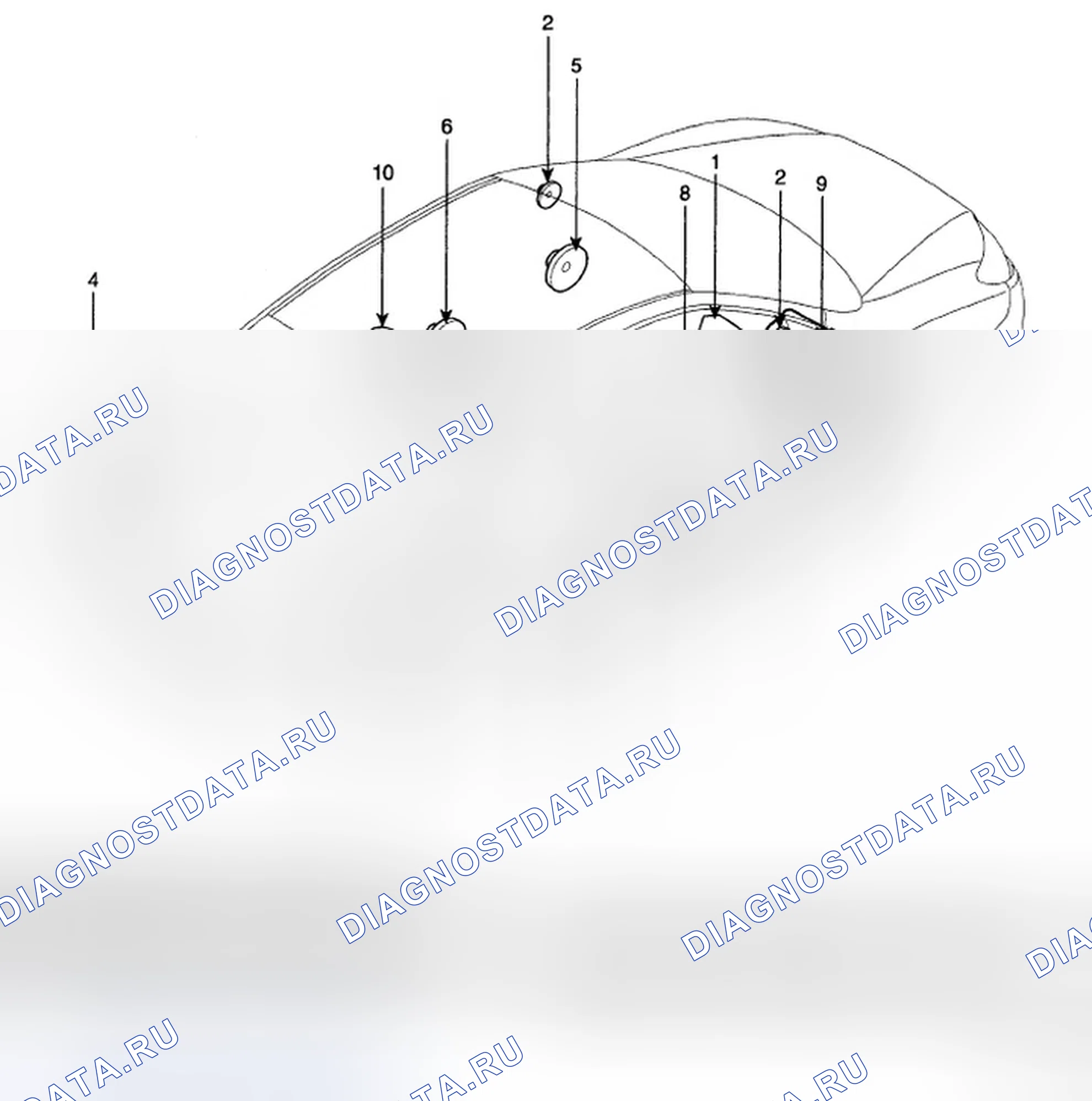 Рис. 27: РАСПОЛОЖЕНИЕ КОМПОНЕНТОВ. Hyundai Elantra IV