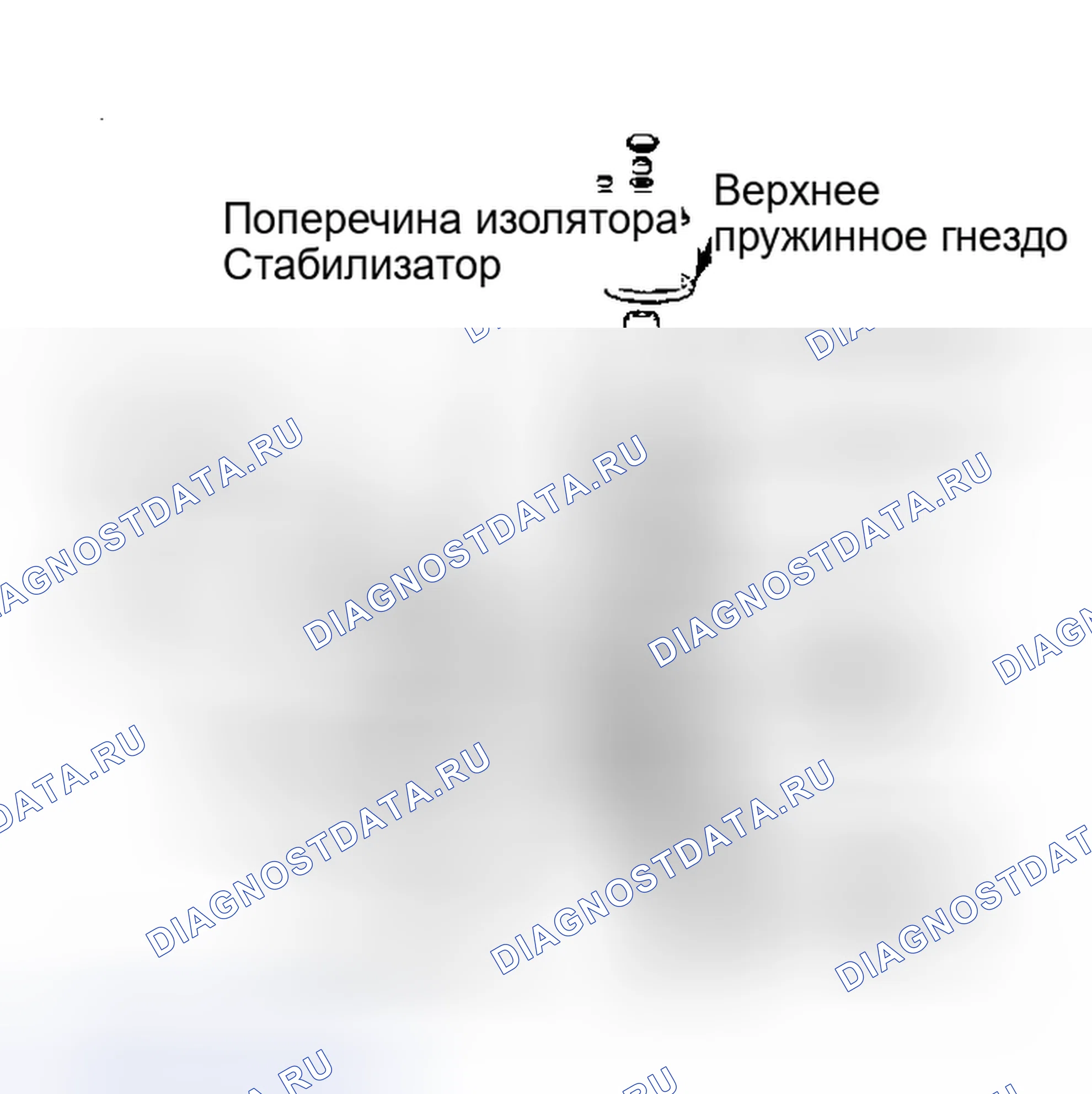 Рис. 1: ОПИСАНИЕ передней подвески. Hyundai Excel I