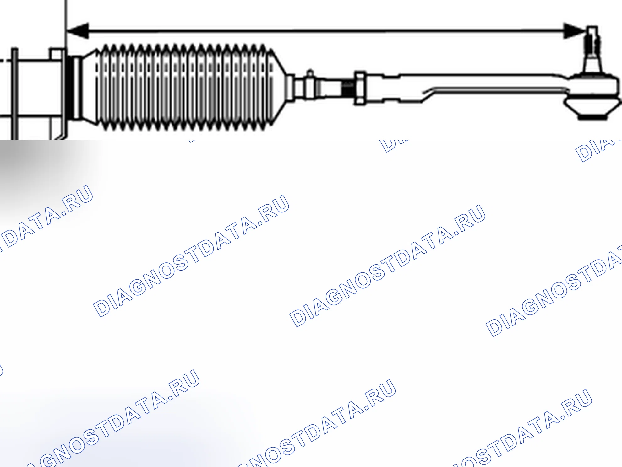 Рис. 1513: Проверить положение тяги.. Volvo S60 I