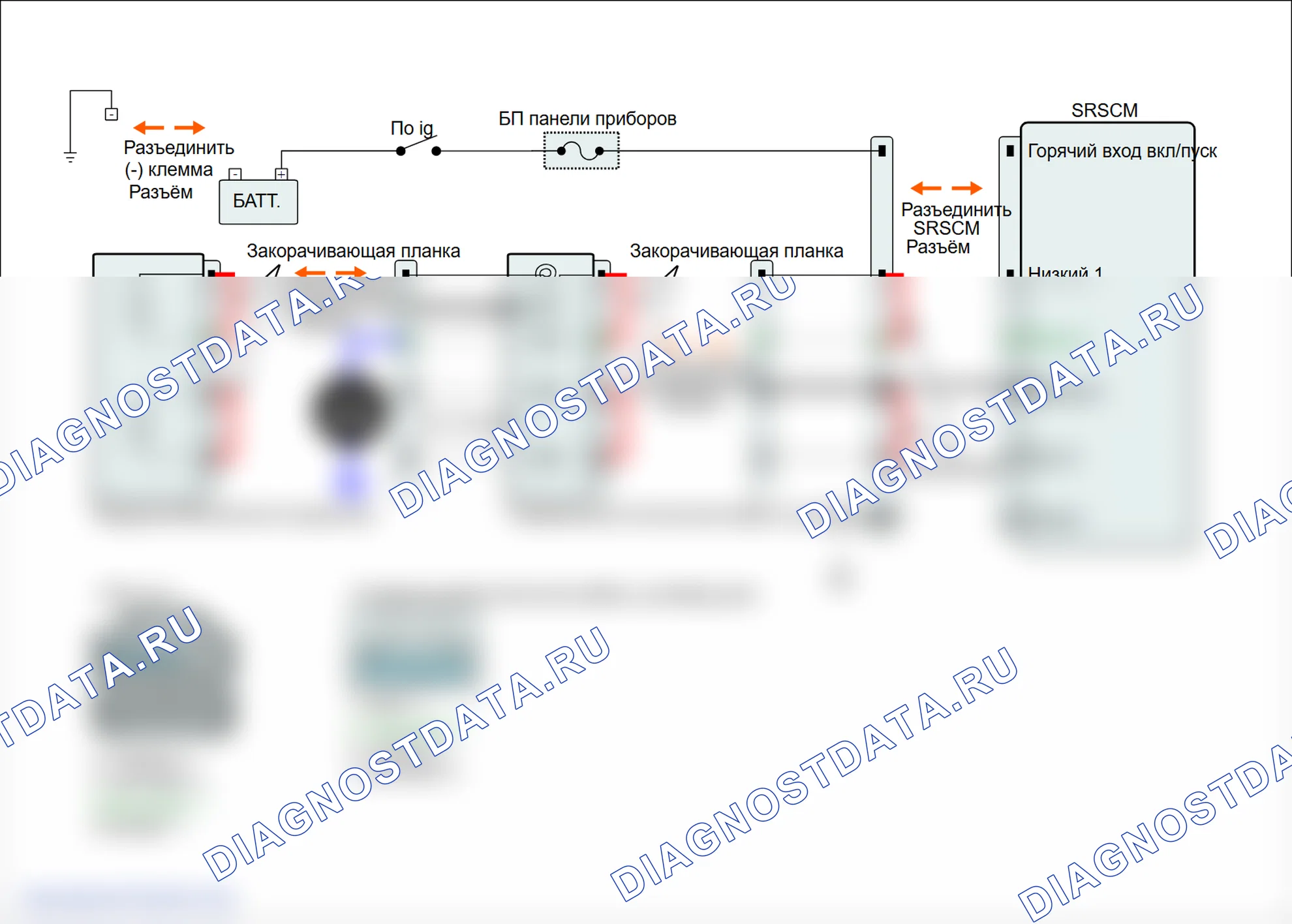 B1348: Замыкание цепи сопротивления подушки безопасности водителя на массу (1-я ступень). Hyundai Genesis BH