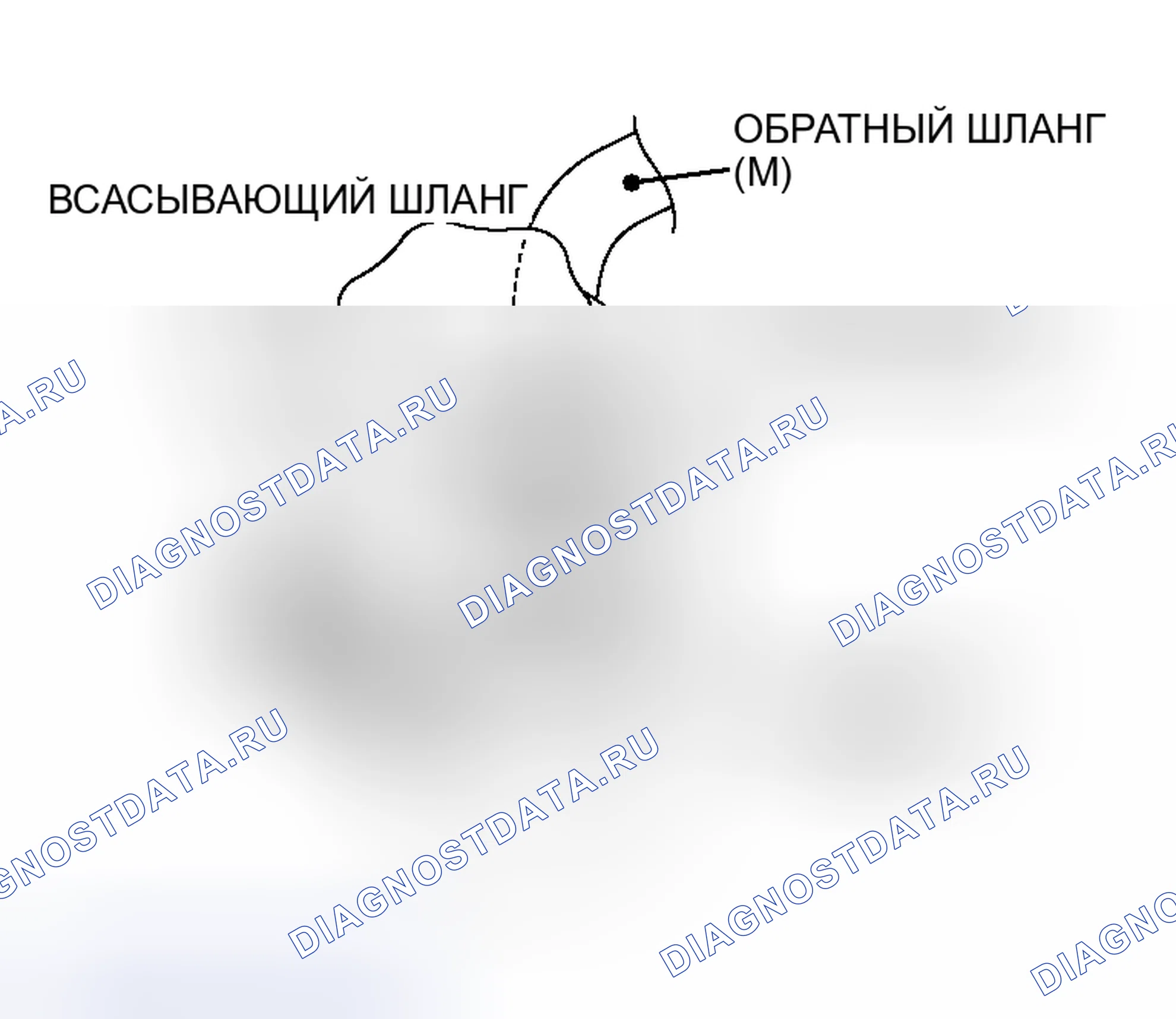 Рис. 82: > > E < < МОНТАЖ ОБРАТНОГО ШЛАНГА (M). Honda Freed+ I