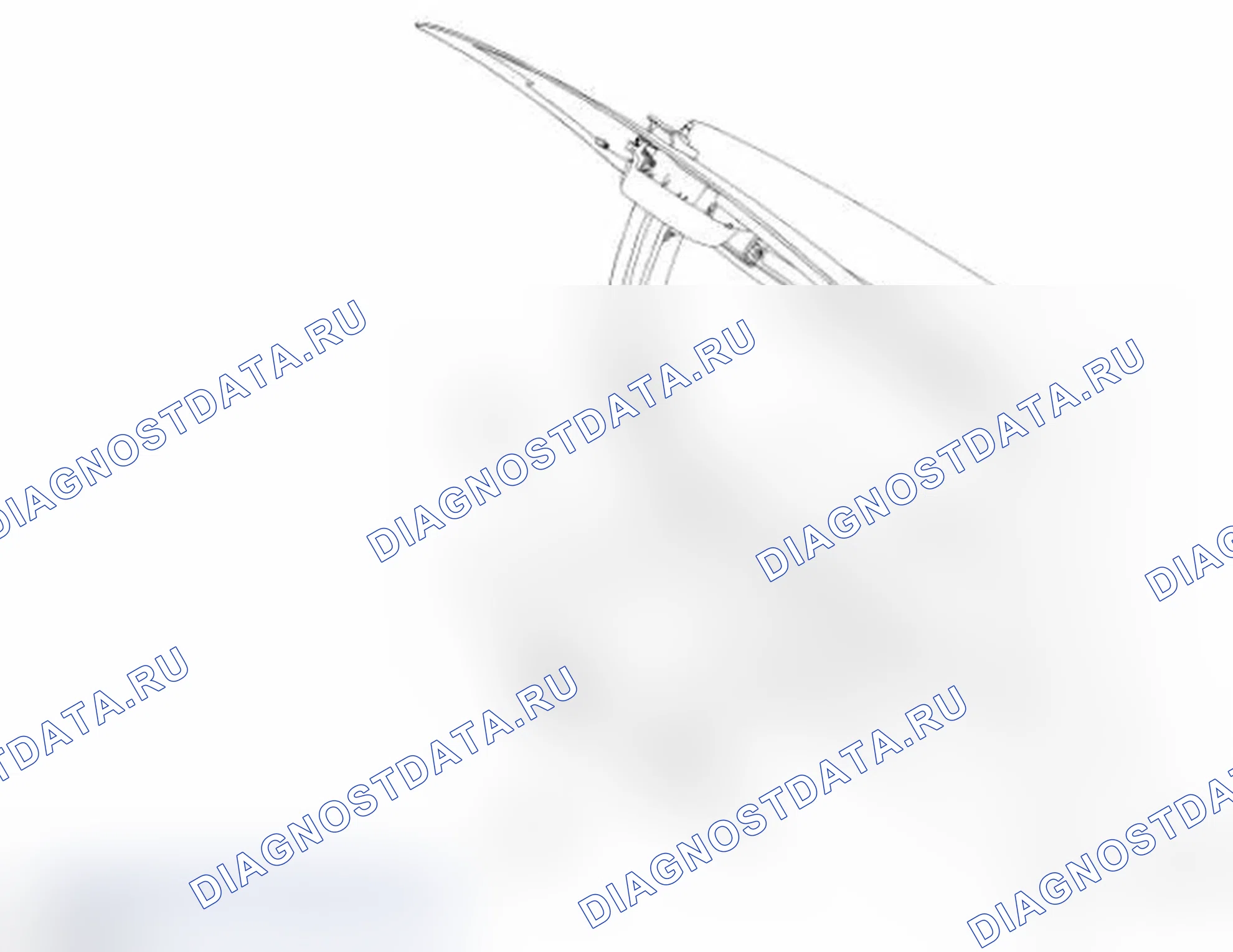 Рис. 39: Корпус номерного знака. Mercury Mariner II рестайлинг