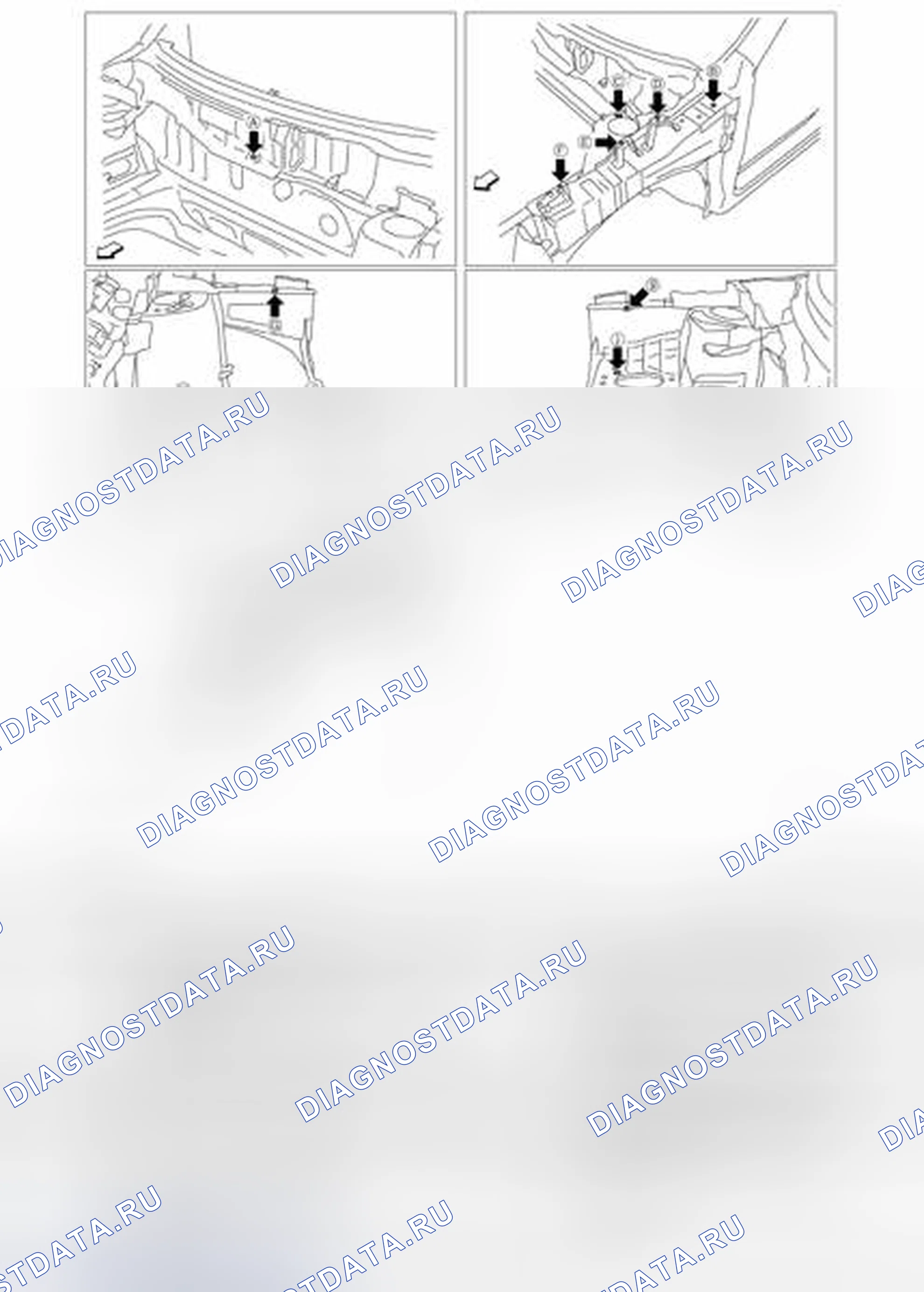 Рис. 25: Точки измерения. Honda S-MX I