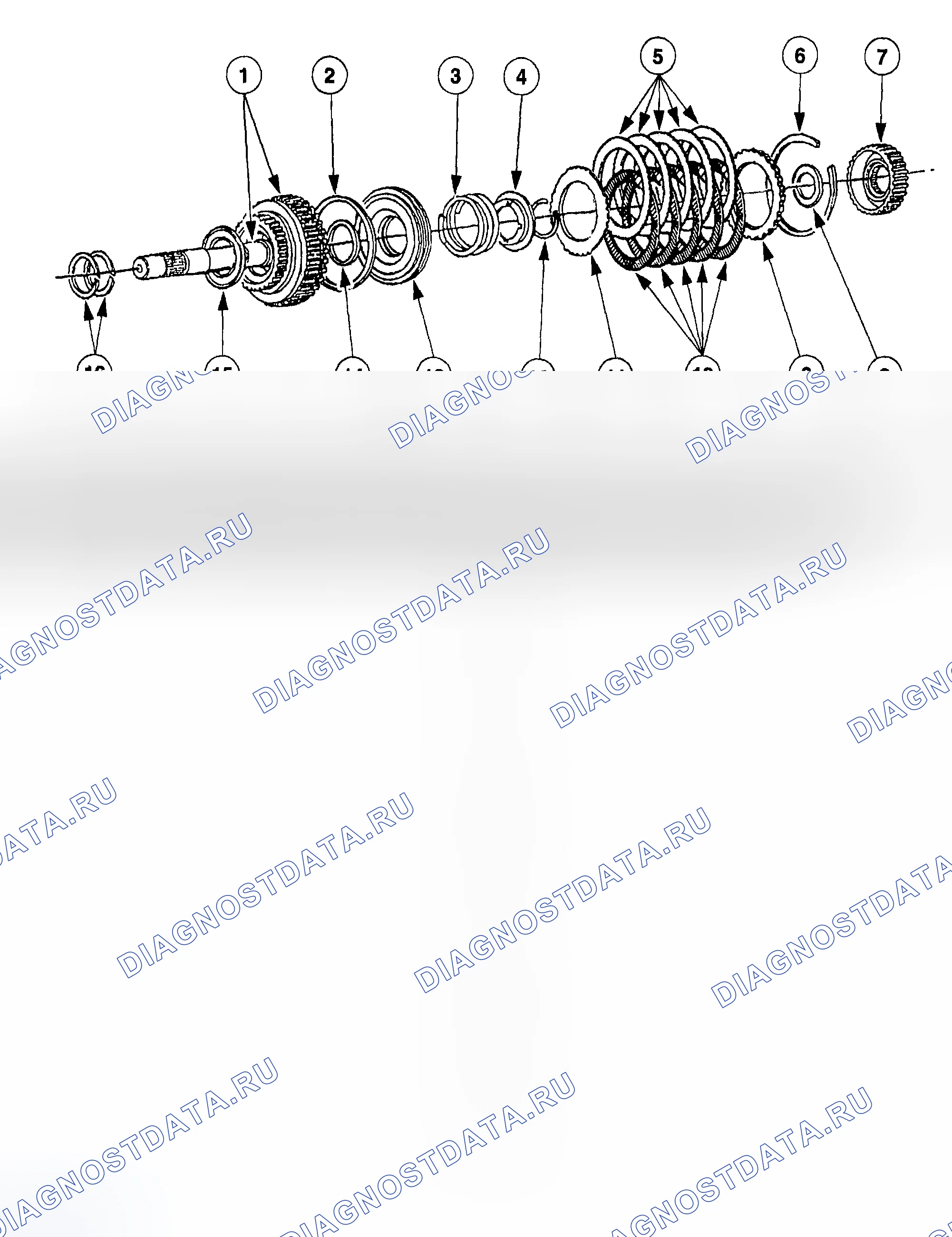 Рис. 1837: Разборка. Ford Pickup F250 Super Duty I