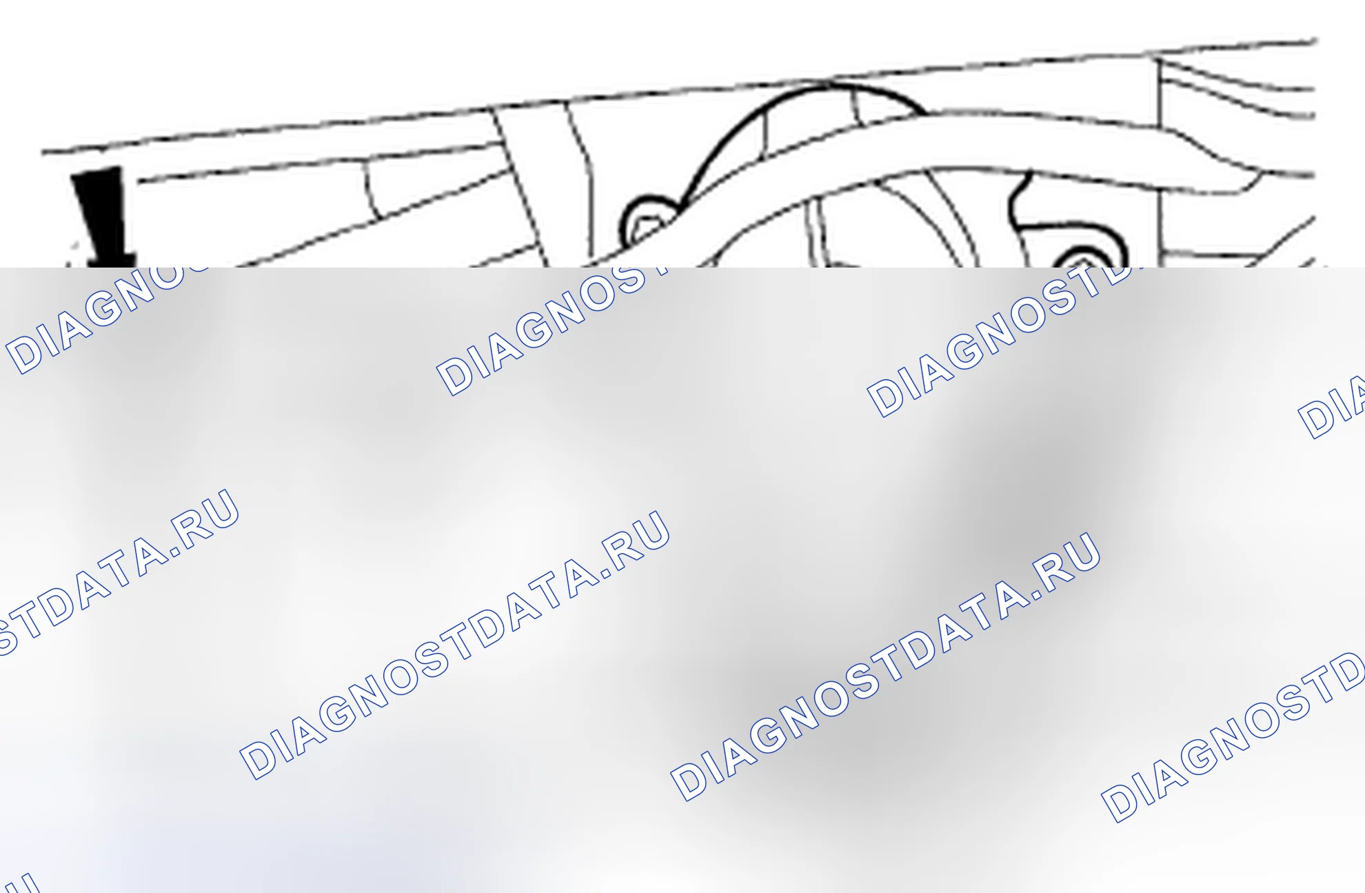 Рис. 2: ДЕМОНТАЖ / МОНТАЖ ЭЛЕКТРОДВИГАТЕЛЯ ПАНЕЛИ ОТКРЫВАНИЯ КРЫШИ. Mazda Tribute II