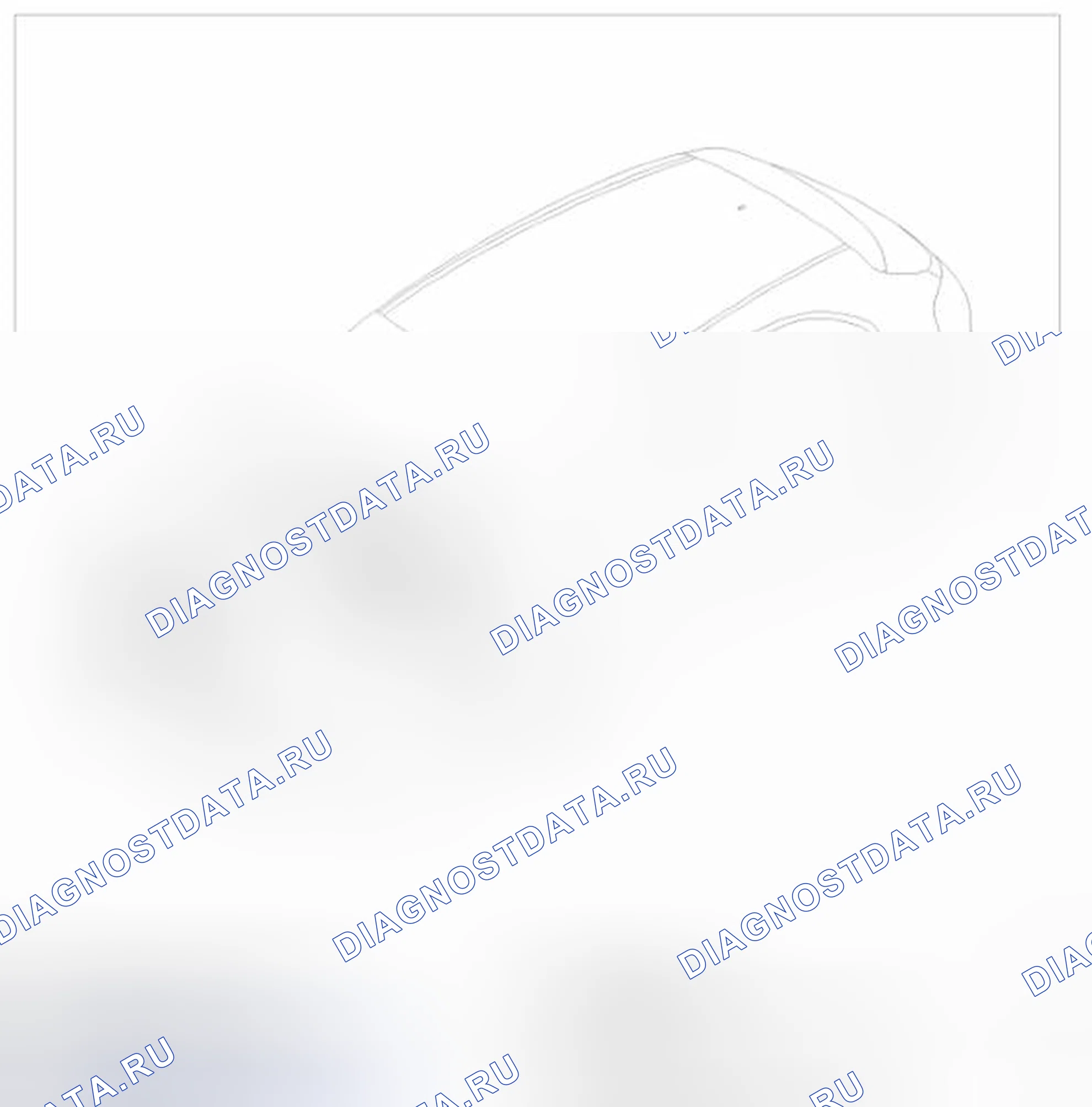 Рис. 1: Расположение компонентов. BMW 6 серия F06/F13/F12