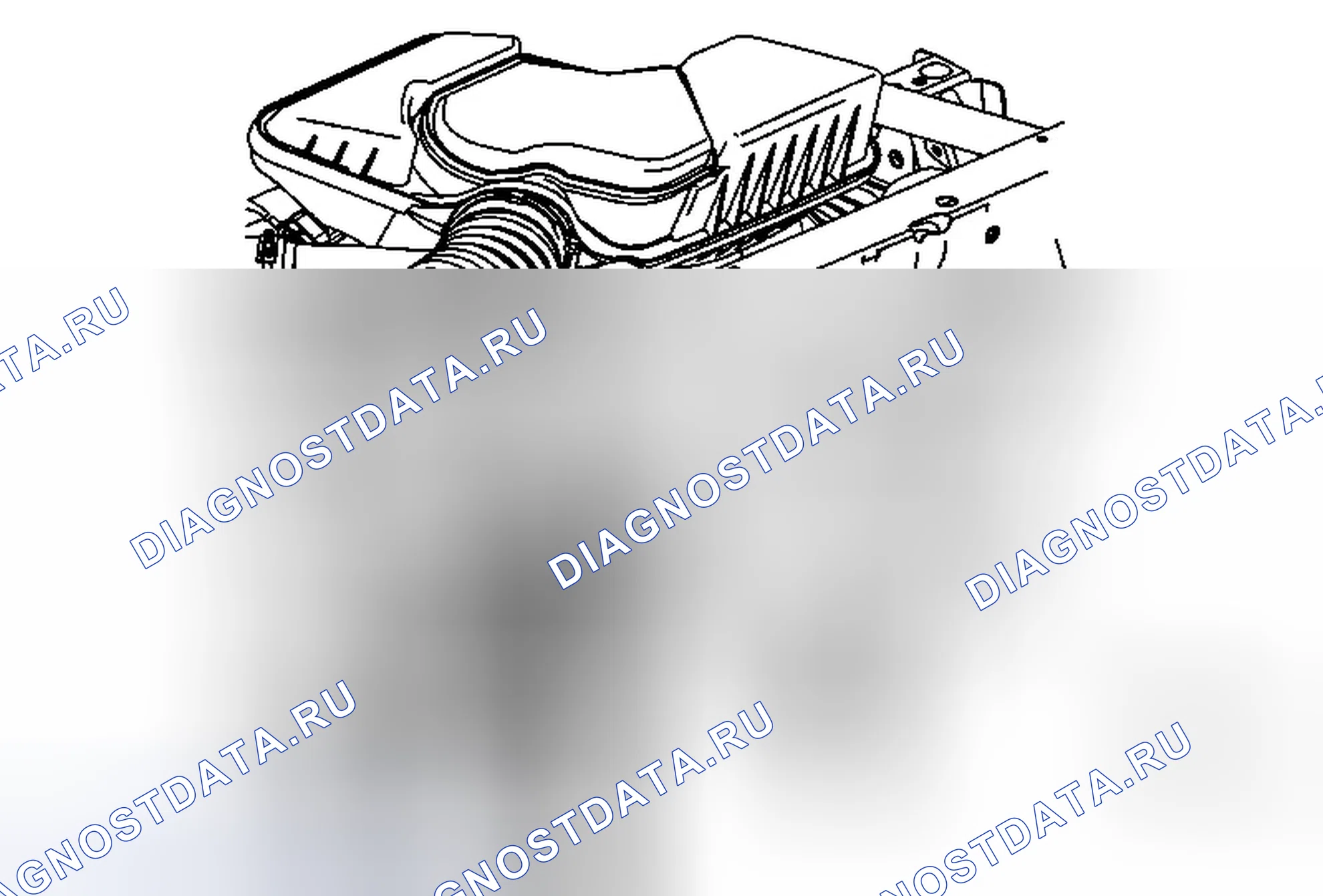 Рис. 256: Замена кронштейна бокового крепления радиатора - правая сторона. Chevrolet Malibu VIII рестайлинг