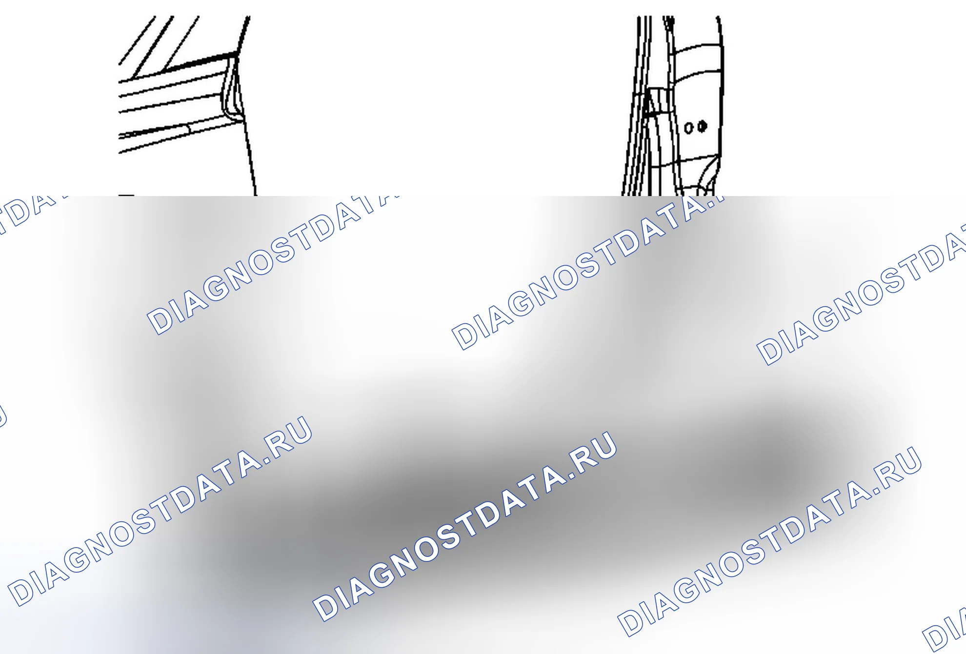 Рис. 73: Замена подоконника передней двери. Chevrolet Traverse I