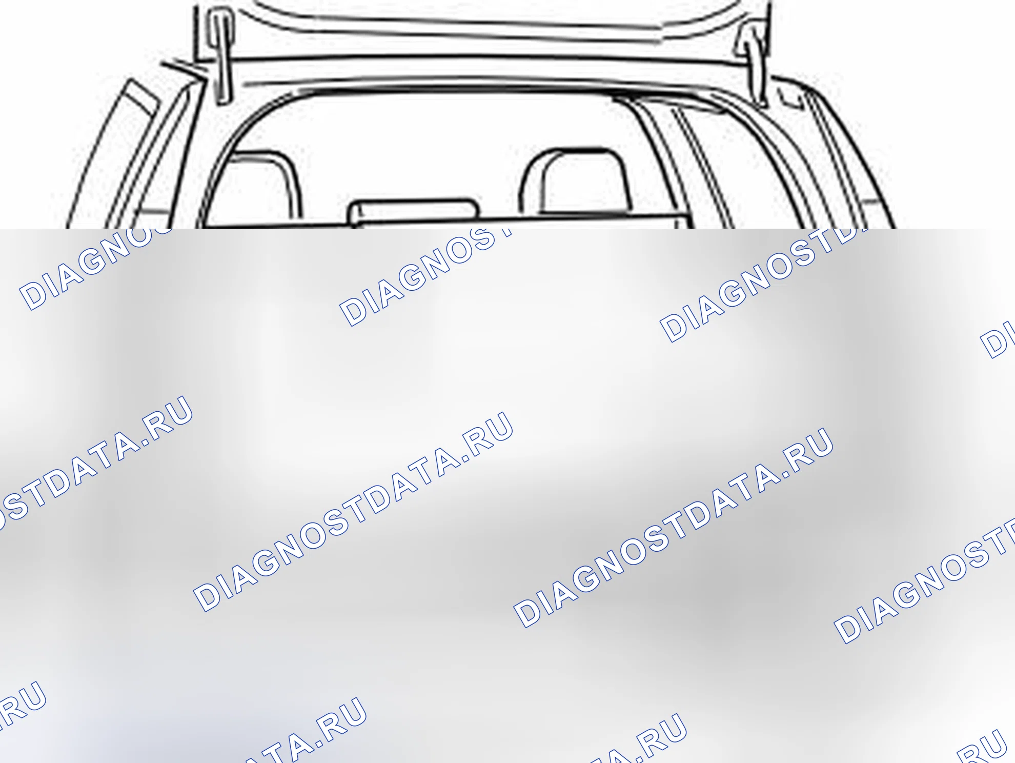 Рис. 126: Очистка бампера. Volvo XC70 I рестайлинг