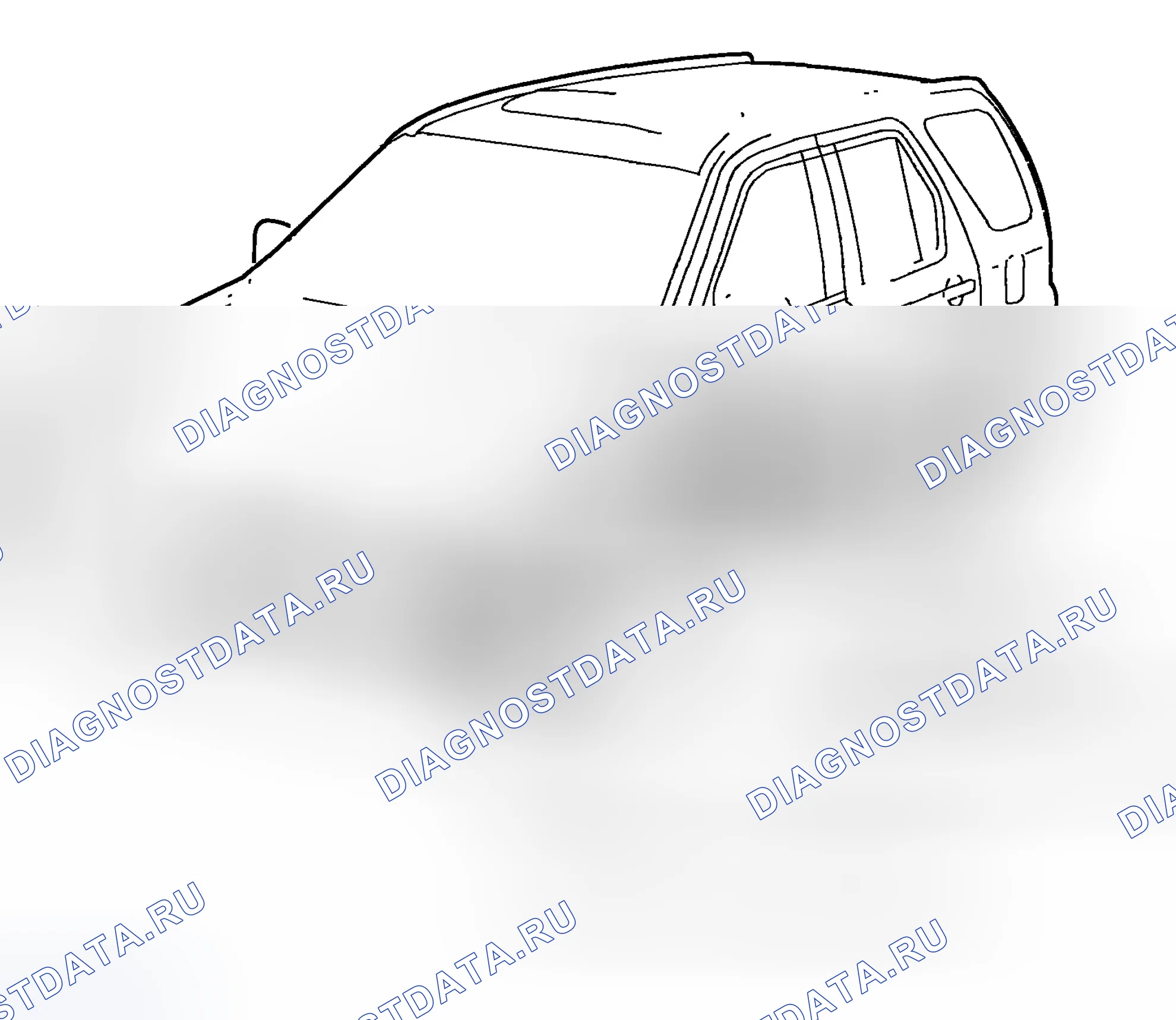 Рис. 2: Индекс расположения компонентов. Honda CR-V II рестайлинг