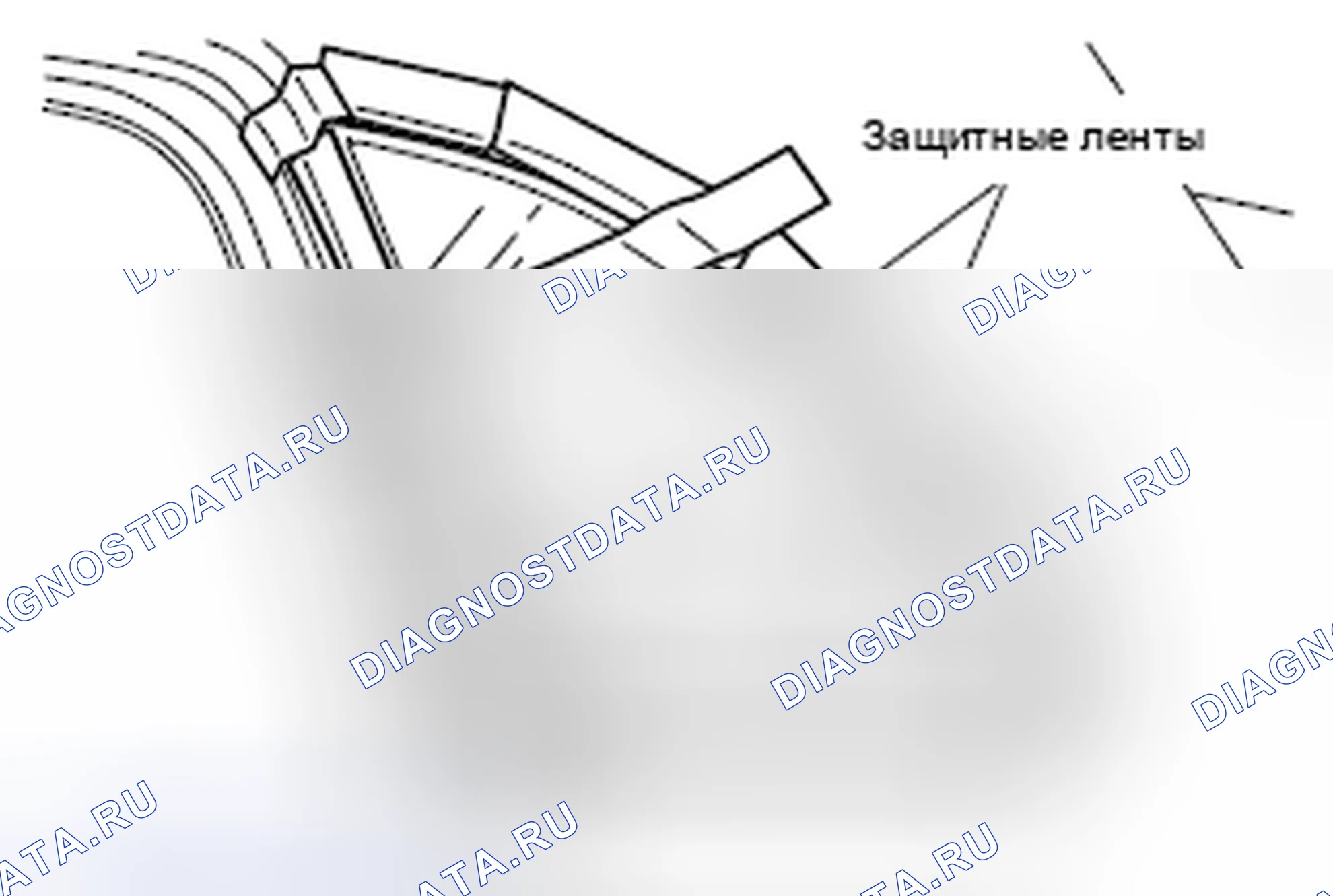 Рис. 13: < < A > > ДЕМОНТАЖ ОКОННОГО СТЕКЛА В СБОРЕ. Mercedes-Benz CLA-класс C117/X117 рестайлинг