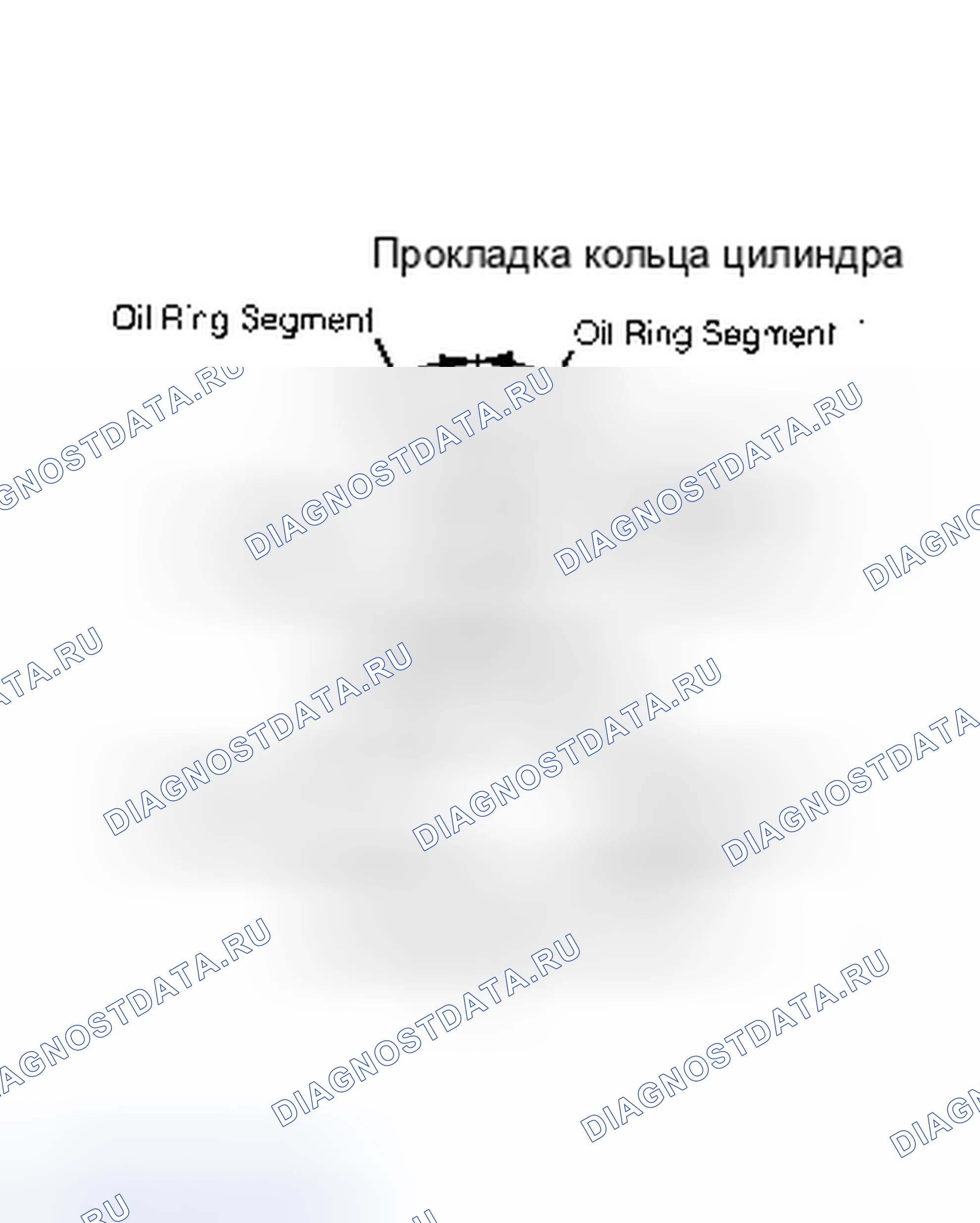 Рис. 26: Поршневые кольца. Ford Escort V рестайлинг