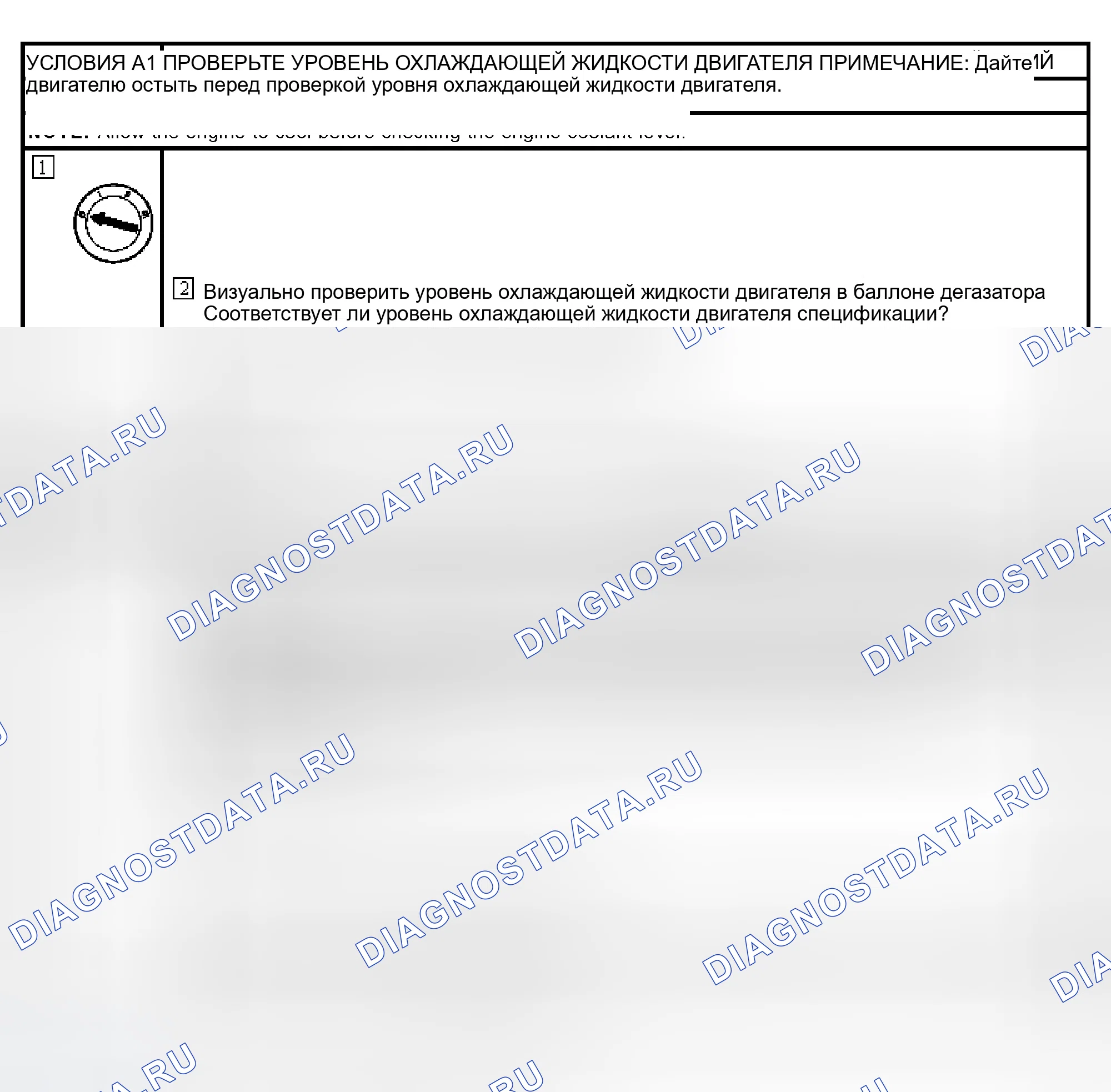 Рис. 2: ТОЧЕЧНОЕ ИСПЫТАНИЕ A: ПОТЕРЯ ХЛАДАГЕНТА. Ford Escape I