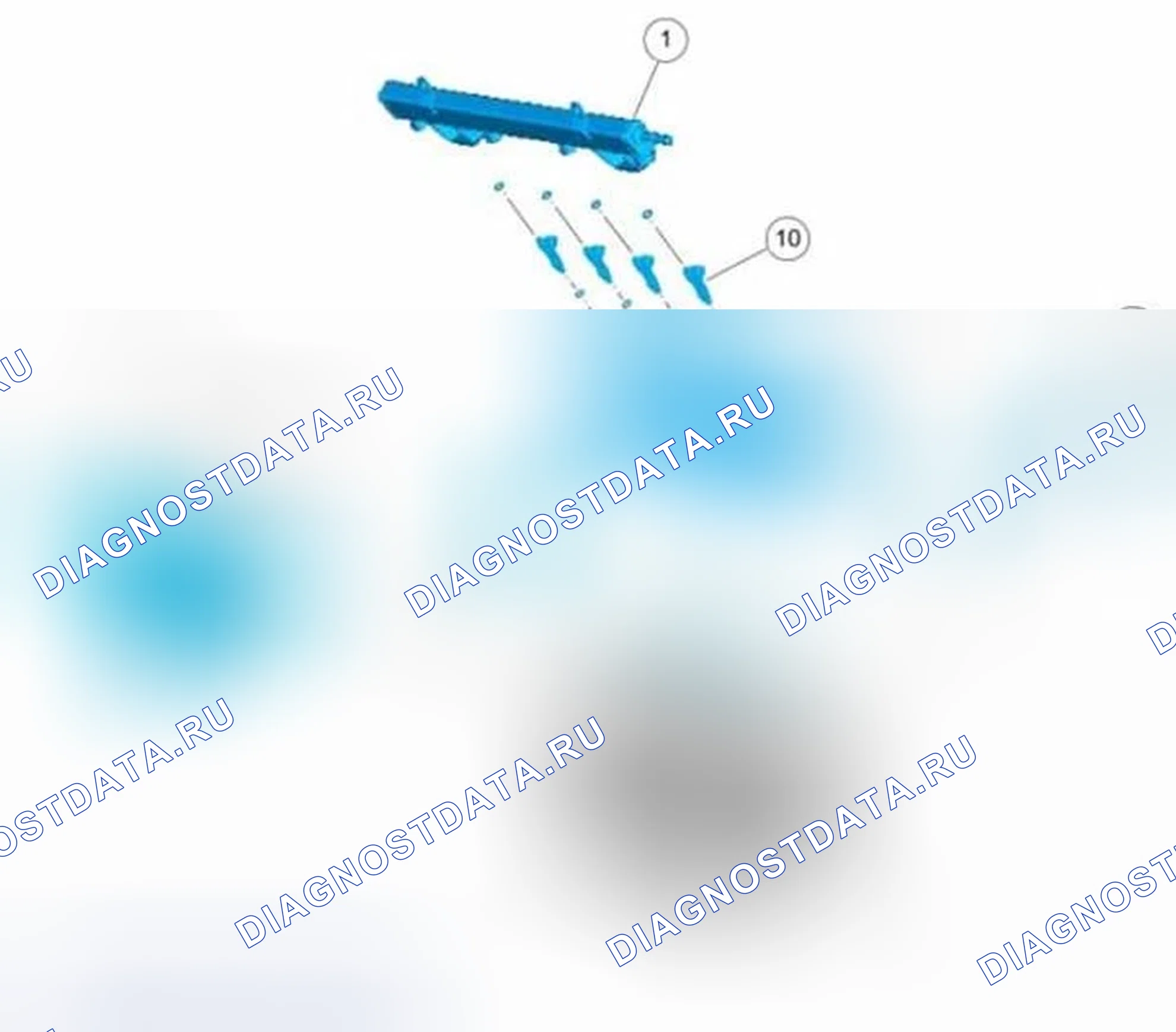 Рис. 213: Впускной коллектор. Ford C-MAX II