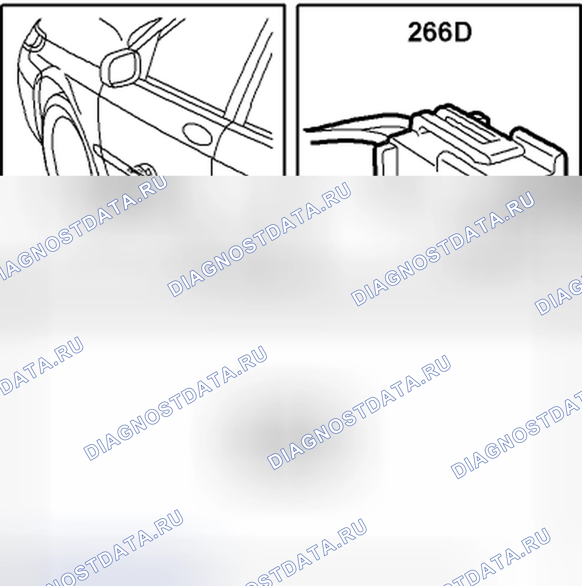 Рис. 422: ГРОМКОГОВОРИТЕЛЬ, ДВЕРЬ ВОДИТЕЛЯ (266D). Kia Picanto III