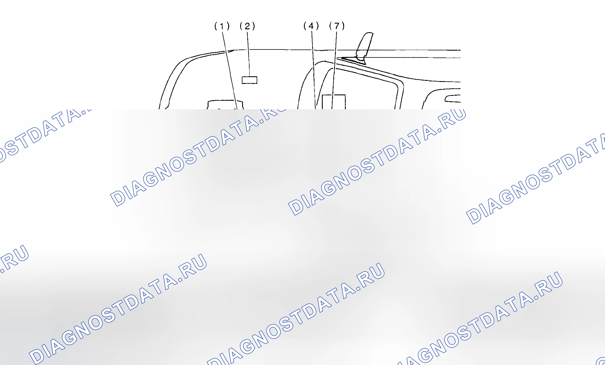 Рис. 719: Датчик положения (1 из 2). Subaru Outback BH