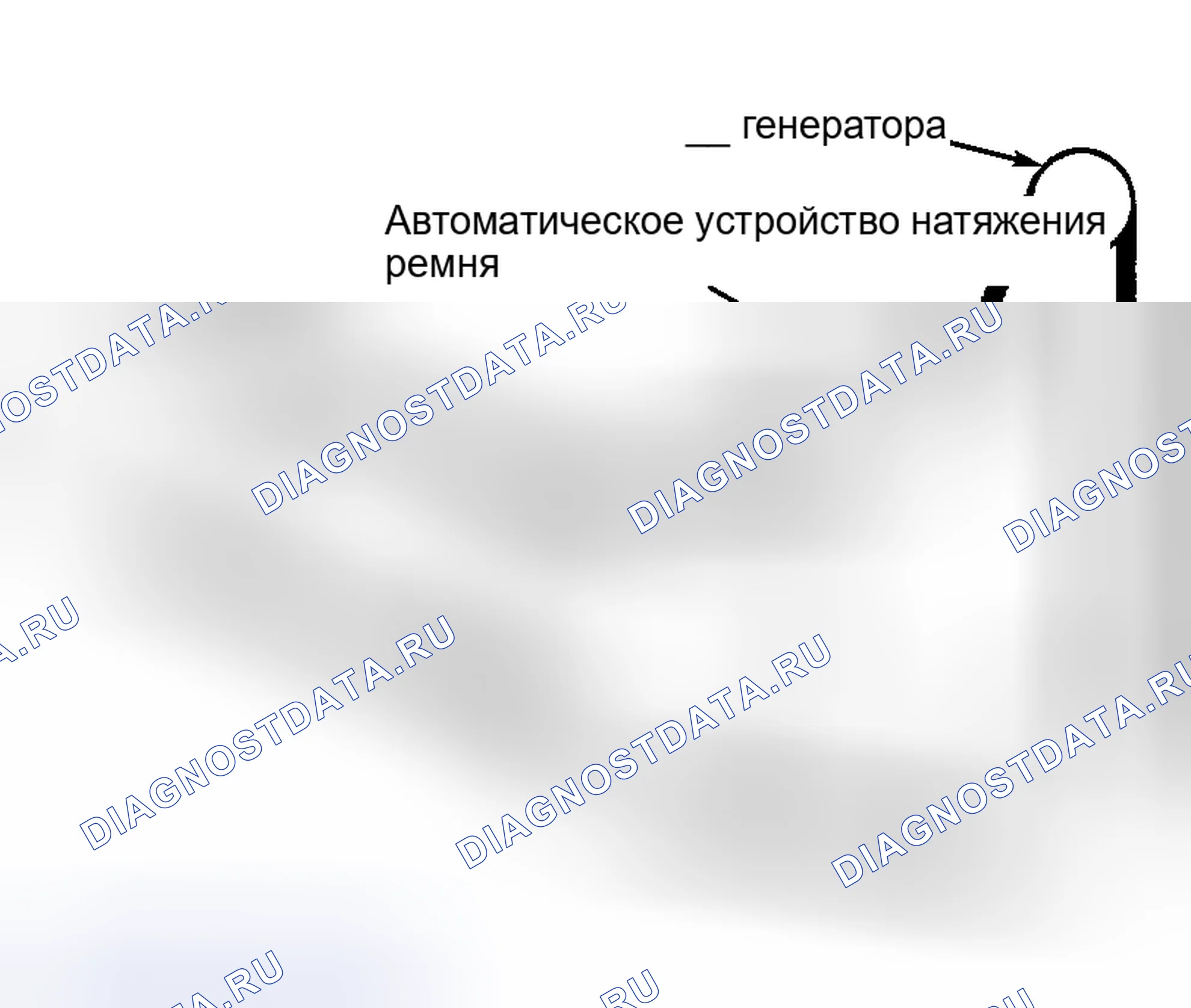 Рис. 4: РАЗВОДКА ПРИВОДНОГО РЕМНЯ (2.4L SEBRING SEDAN и STRATUS SEDAN - 2001). Chrysler Sebring II