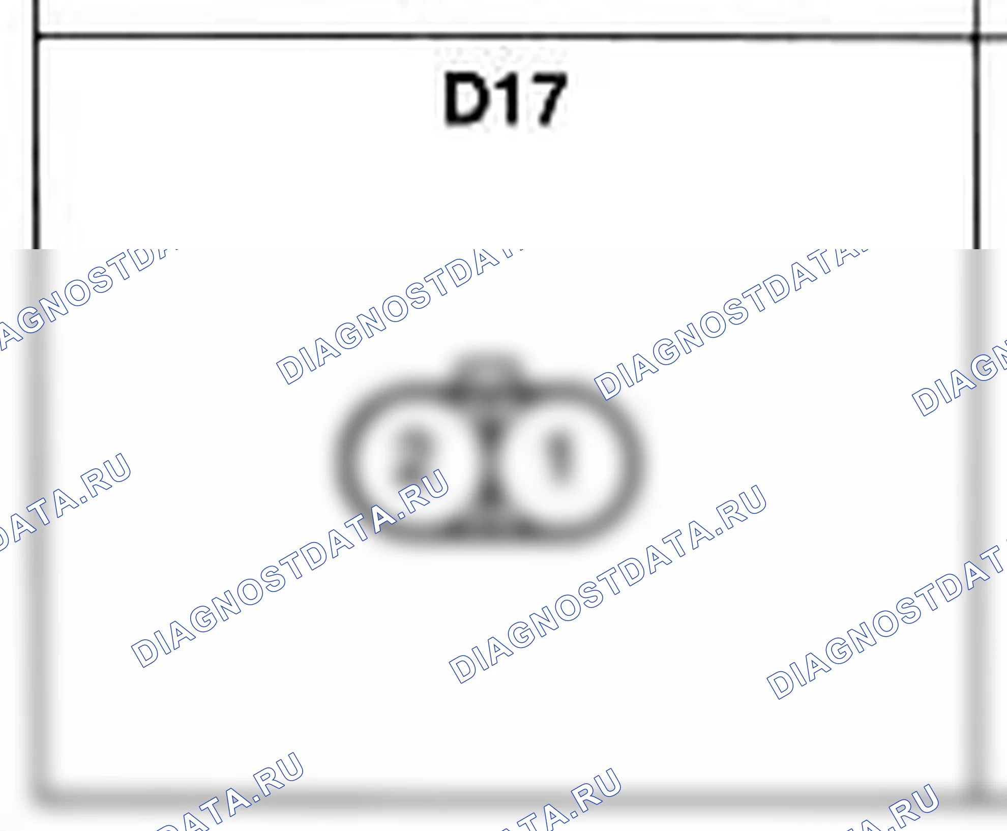 Распиновка разъёма D17 — дверного жгута. Hyundai Atos MX