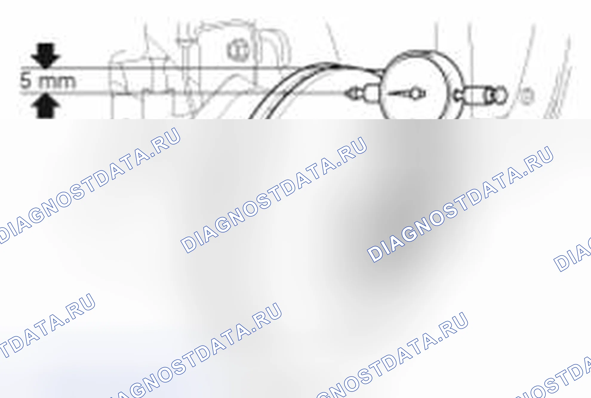 Рис. 39: Проверка биения переднего тормозного диска. Geely SC7 I