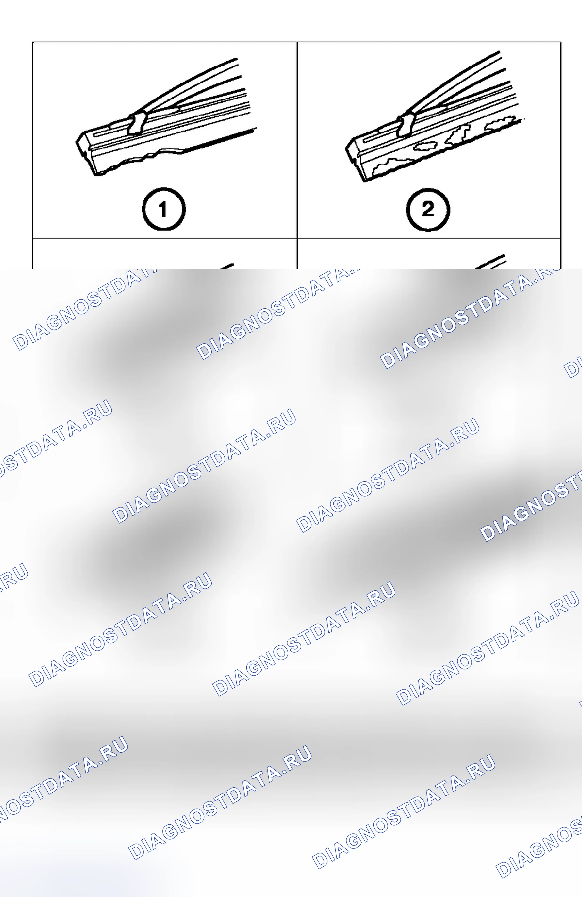 Рис. 19: СИСТЕМА СТЕКЛООЧИСТИТЕЛЕЙ. Dodge Pickup R2500 