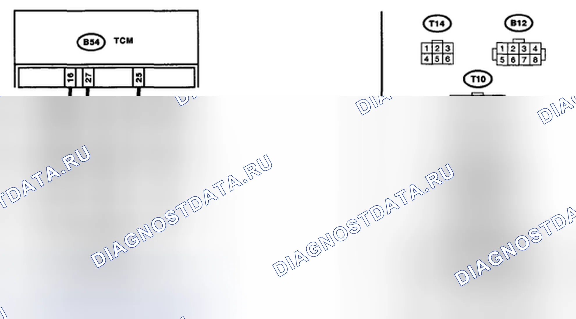 Рис. 725: электросхема. Subaru Outback BP рестайлинг